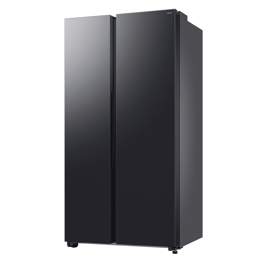 Samsung Bespoke AI Series 7 American Style Fridge Freezer Non Ice & Water RS70F67QCFEU - Black Steel Samsung Bespoke AI Series 7 American Style Fridge Freezer Non Ice & Water RS70F67QCFEU - Black Steel