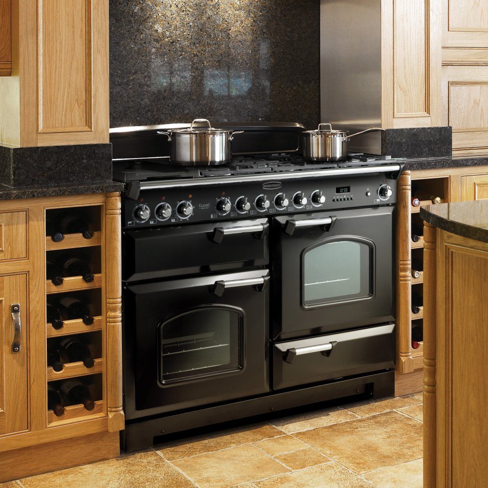 Rangemaster Classic Deluxe 110cm Dual Fuel Range Cooker 112890 CDL110DFFRG/C - Racing Green Rangemaster Classic Deluxe 110cm Dual Fuel Range Cooker 112890 CDL110DFFRG/C - Racing Green