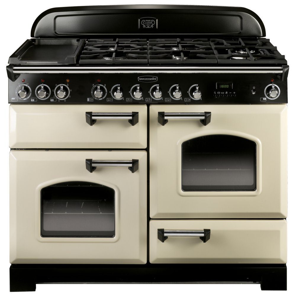 Rangemaster Classic Deluxe 110cm Dual Fuel Range Cooker 79790 CDL110DFFCR/C - Cream Rangemaster Classic Deluxe 110cm Dual Fuel Range Cooker 79790 CDL110DFFCR/C - Cream