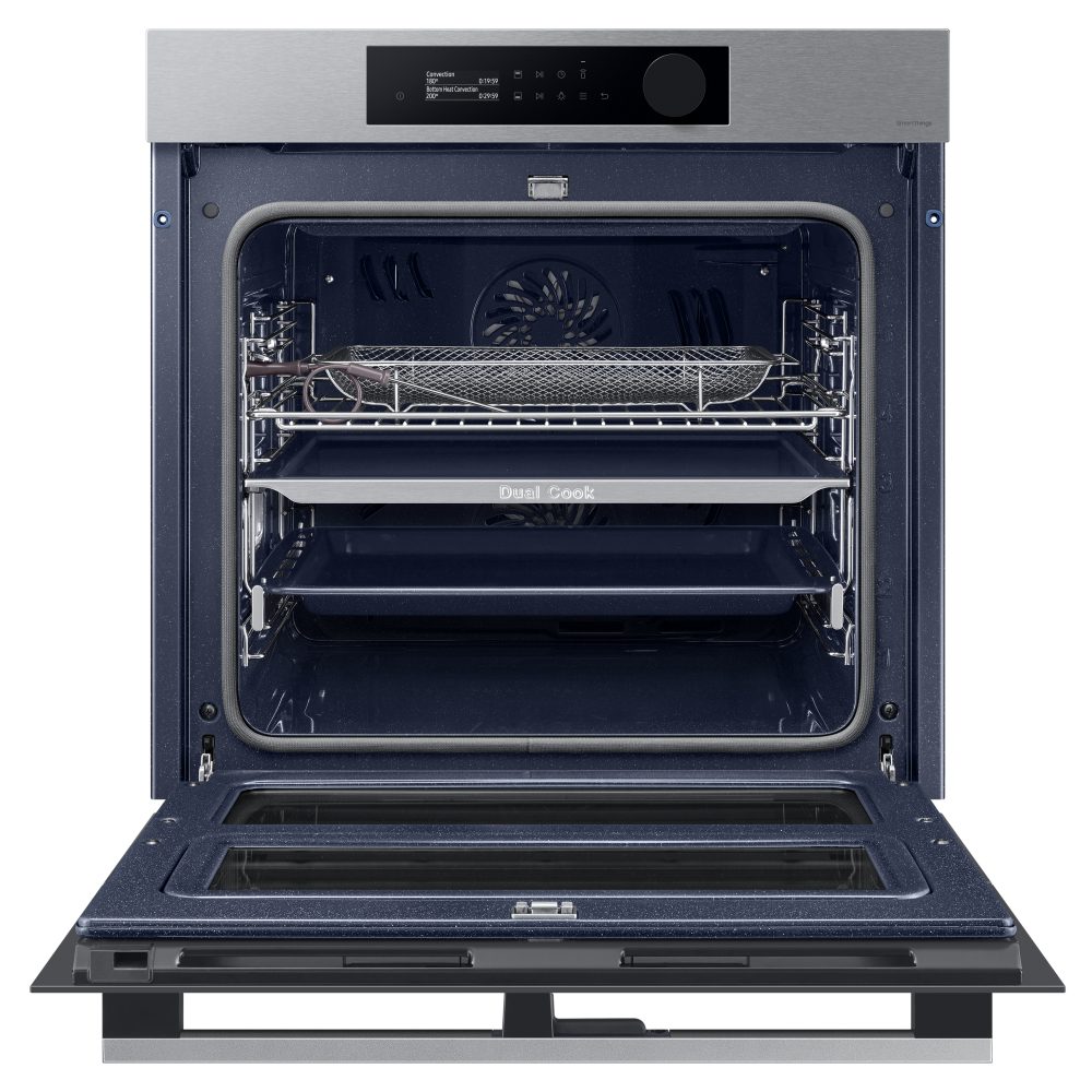 Samsung Series 5 Dual Cook Flex Pyrolytic Multifunction Single Oven NV7B5755SAS - Stainless Steel Samsung Series 5 Dual Cook Flex Pyrolytic Multifunction Single Oven NV7B5755SAS - Stainless Steel