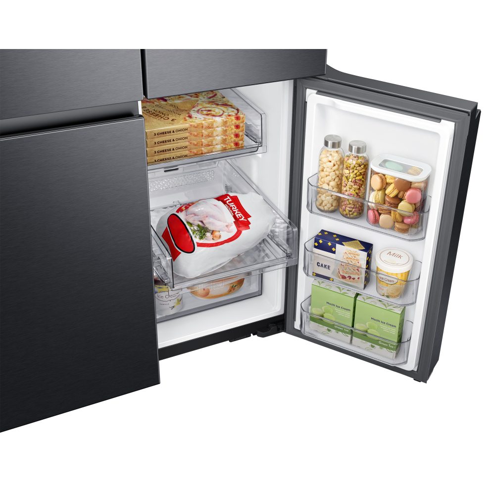 Samsung Series 9 French Style 4 Door Fridge Freezer With Ice & Water RF65DG960EB1EU - Black Steel Samsung Series 9 French Style 4 Door Fridge Freezer With Ice & Water RF65DG960EB1EU - Black Steel