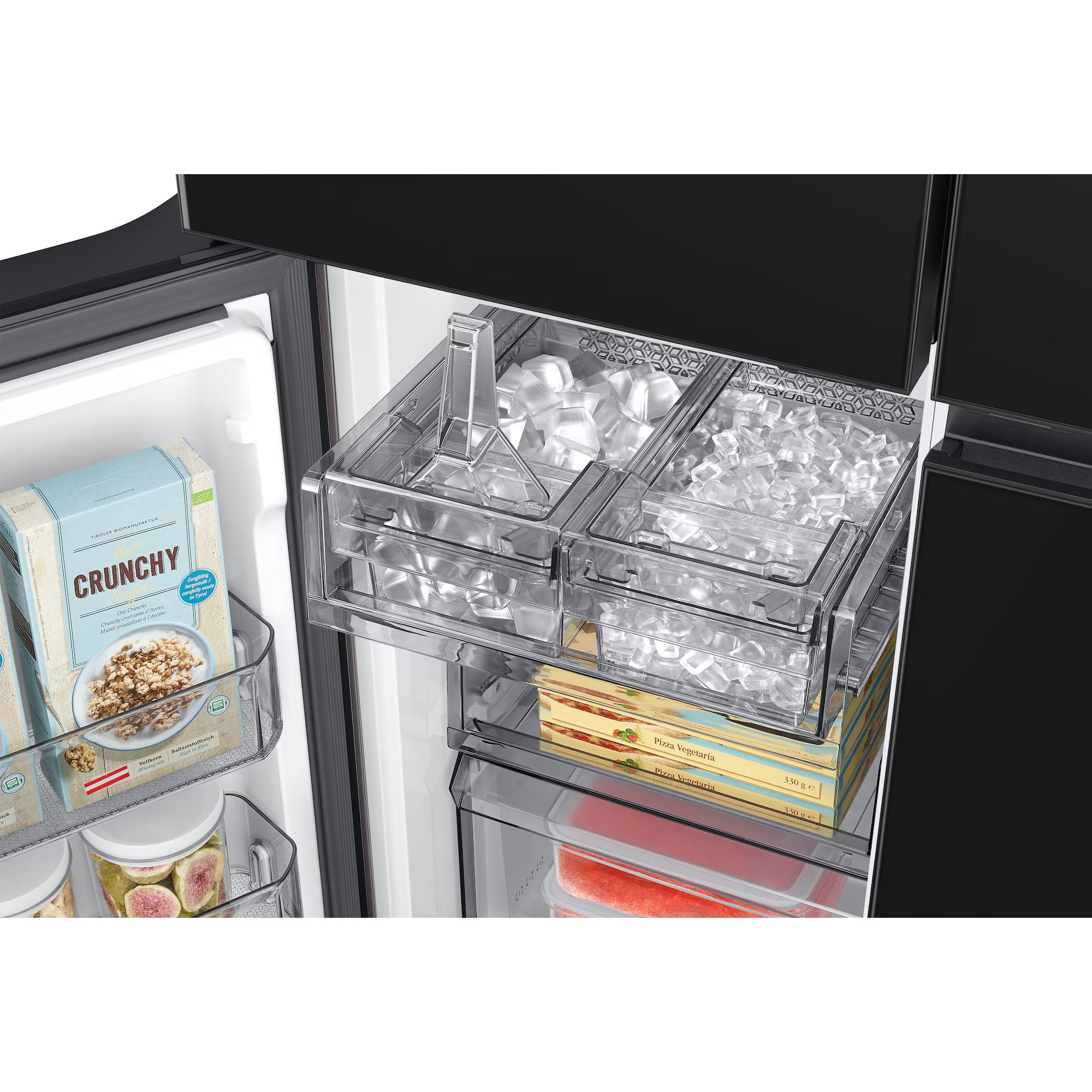 Samsung French Style 4 Door Fridge Freezer Ice & Water RM90F67CECEU - Black Samsung French Style 4 Door Fridge Freezer Ice & Water RM90F67CECEU - Black