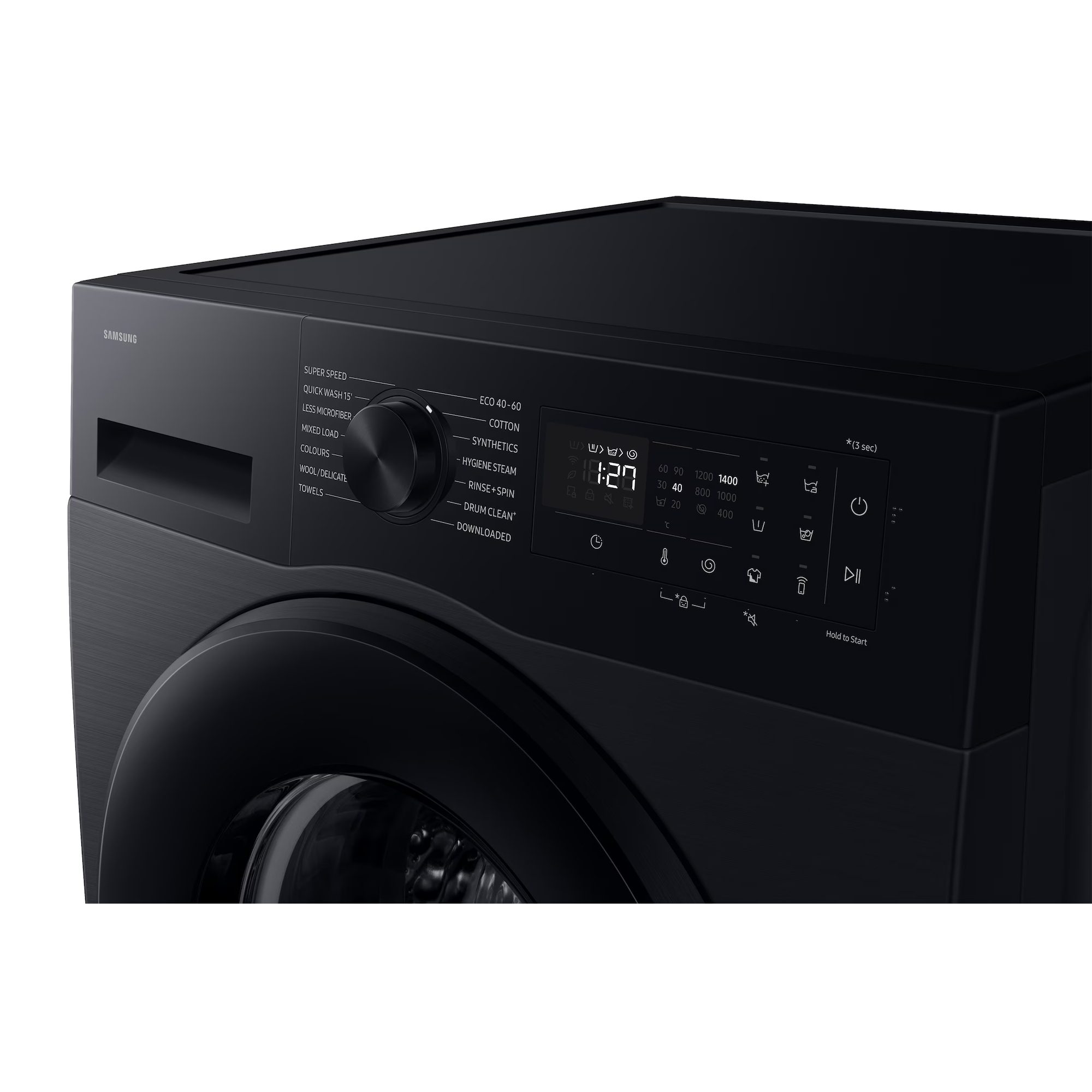 Samsung 10kg Series 5 AI Energy Washing Machine 1400rpm WW10FG5U34ABEU - Black Samsung 10kg Series 5 AI Energy Washing Machine 1400rpm WW10FG5U34ABEU - Black