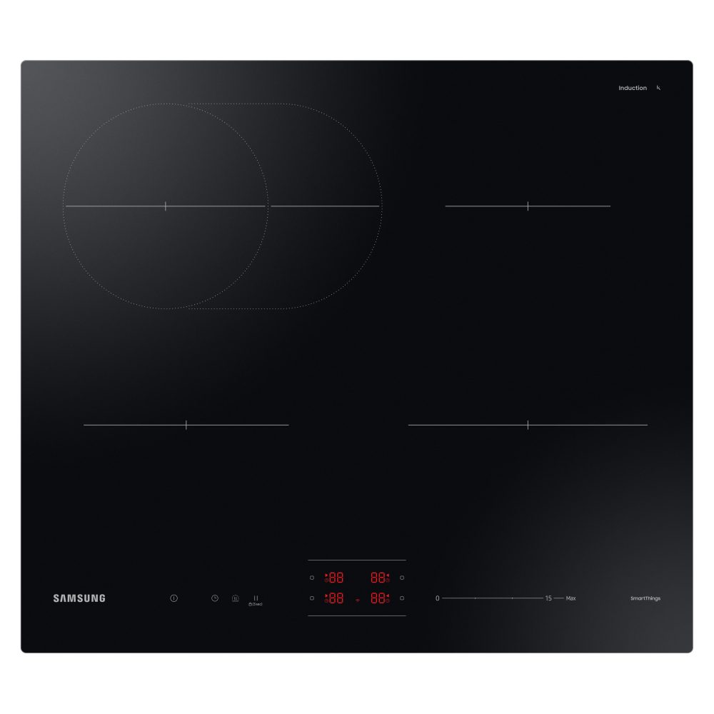 Samsung  60cm Four Zone Induction Hob NZ64B4016FK - Black