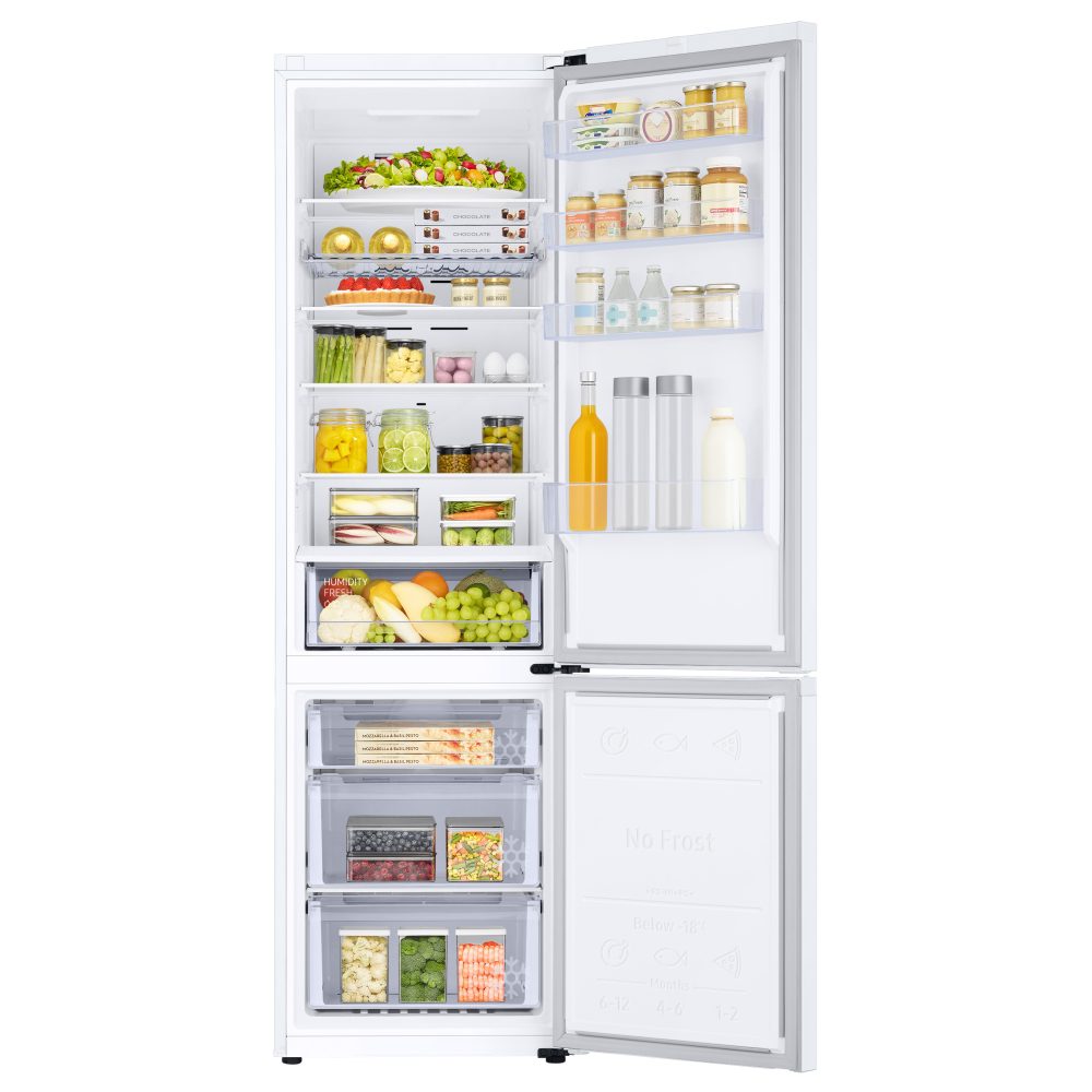 Samsung 60cm Series 5 Frost Free SpaceMax Fridge Freezer RB38C602CWW - White Samsung 60cm Series 5 Frost Free SpaceMax Fridge Freezer RB38C602CWW - White