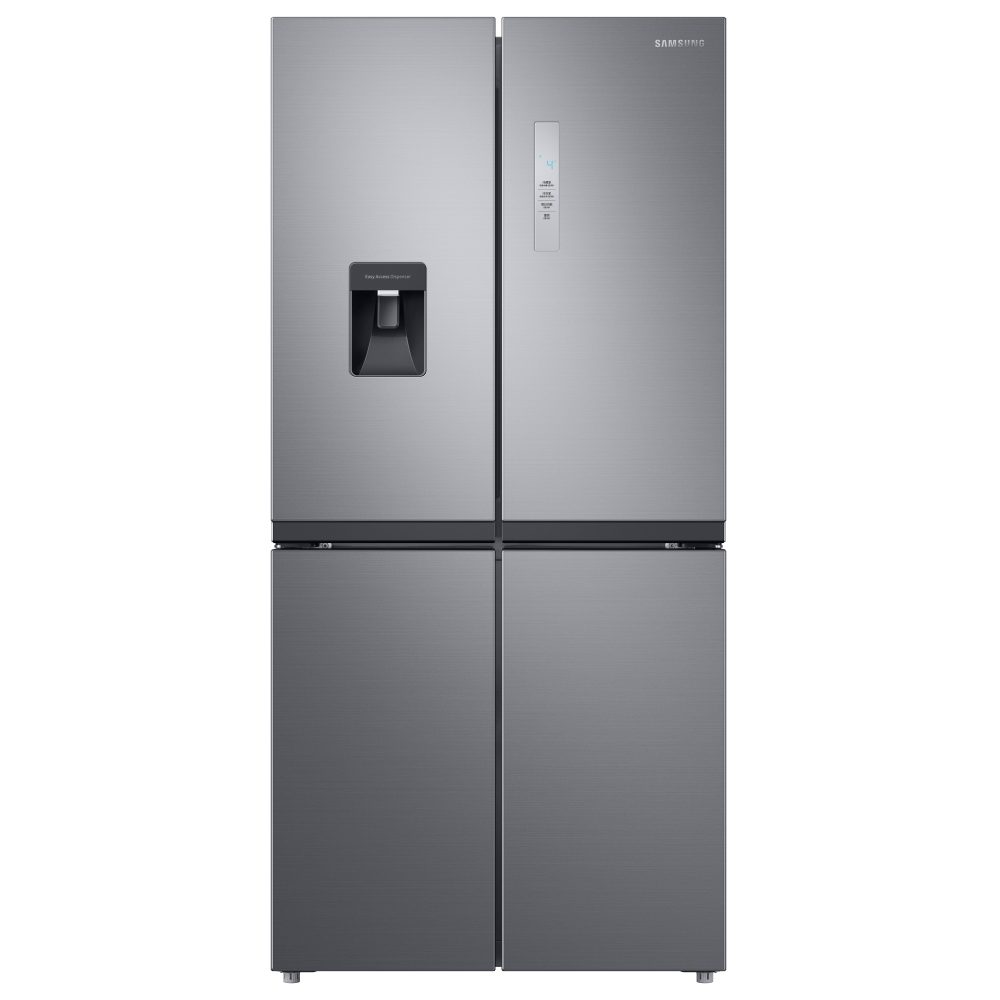 Samsung  4 Door American Fridge Freezer With Water Dispenser Non Plumbed RF48A401EM9 - Silver