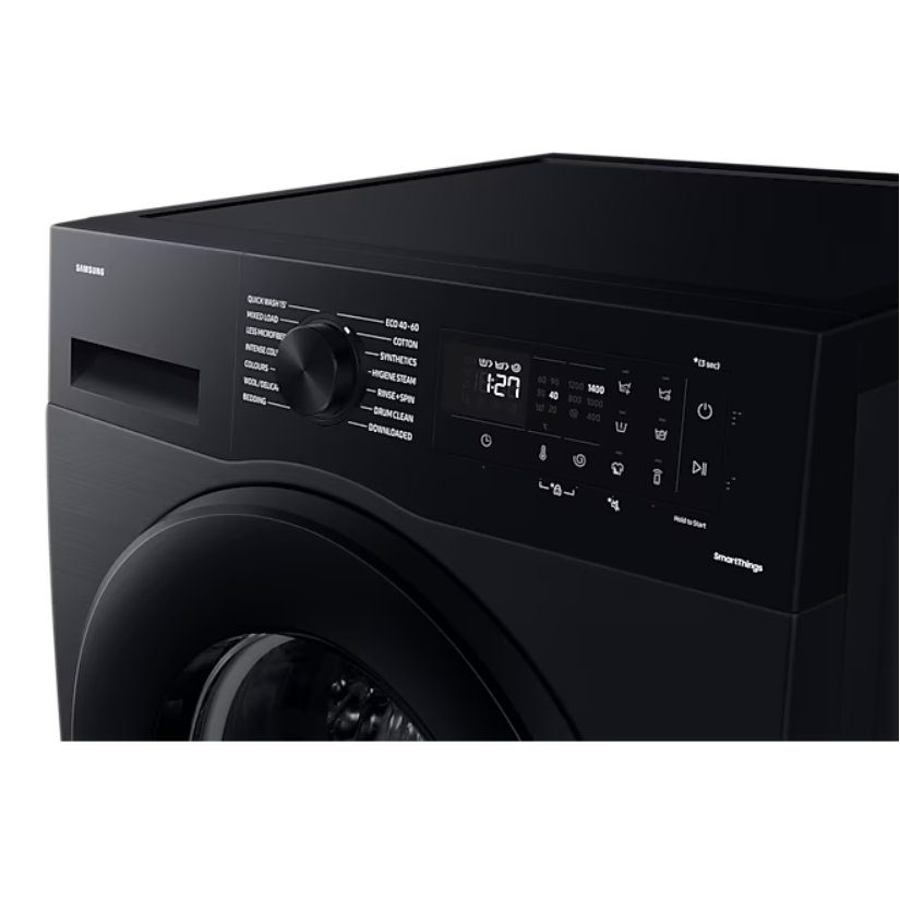 Samsung 8kg Series 5 Ecobubble Steam Washing Machine 1400rpm WW80CGC04DAB - BLACK Samsung 8kg Series 5 Ecobubble Steam Washing Machine 1400rpm WW80CGC04DAB - BLACK