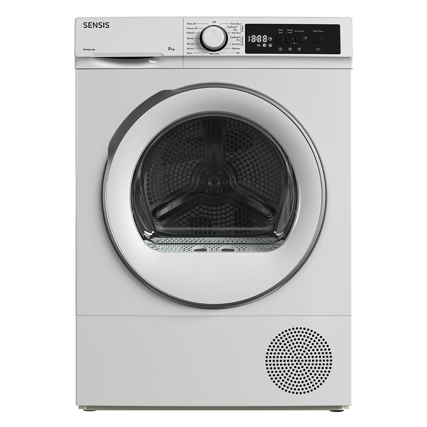 Sensis  8Kg Heat Pump Tumble Dryer TDHF018A2W - White