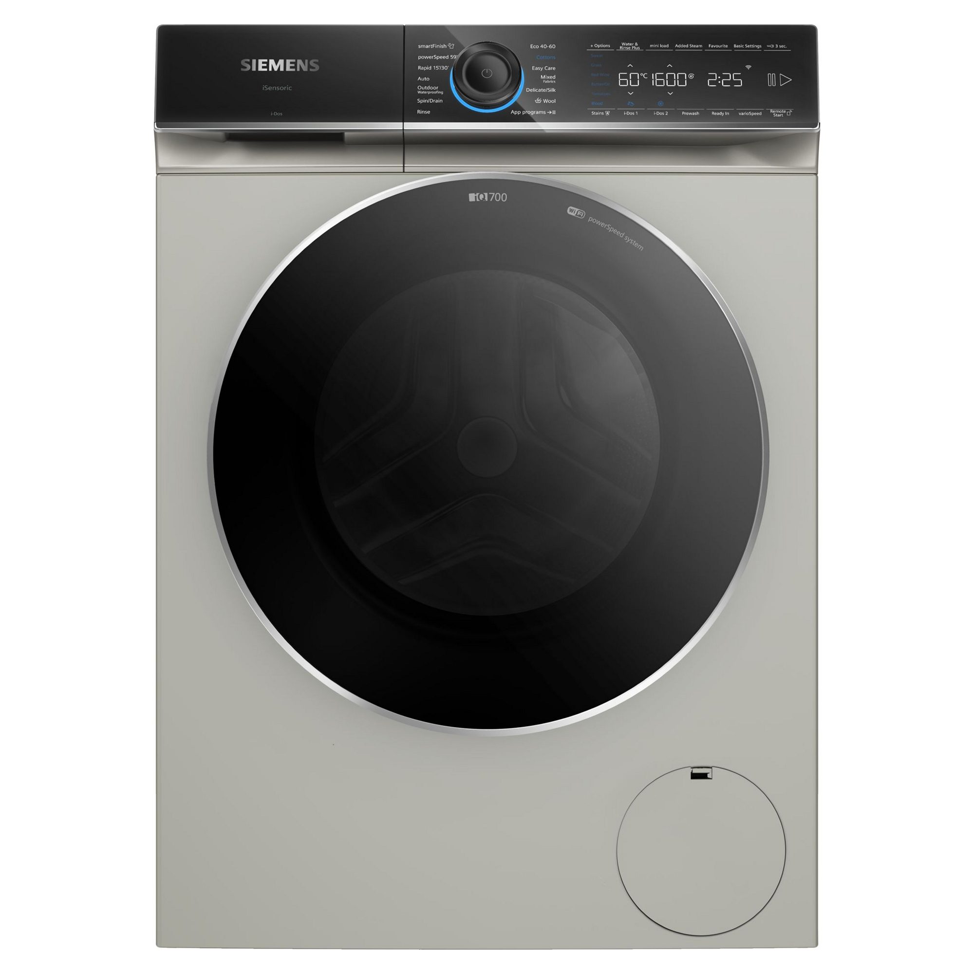 Siemens  11kg IQ-700 i-DOS Washing Machine 1600rpm WG66B2AXGB - Silver