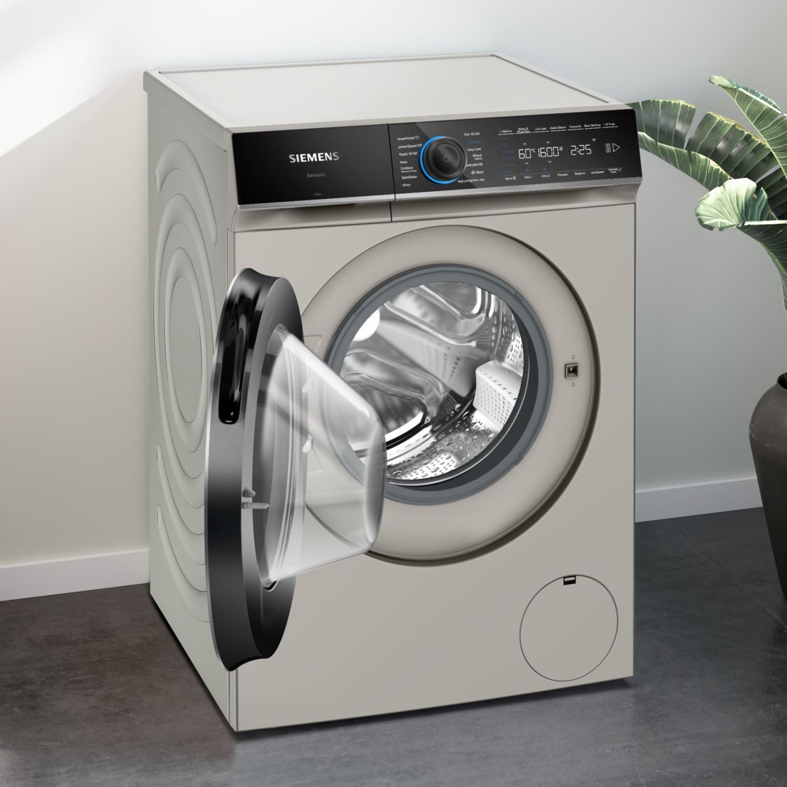 Siemens 11kg IQ-700 i-DOS Washing Machine 1600rpm WG66B2AXGB - Silver Siemens 11kg IQ-700 i-DOS Washing Machine 1600rpm WG66B2AXGB - Silver