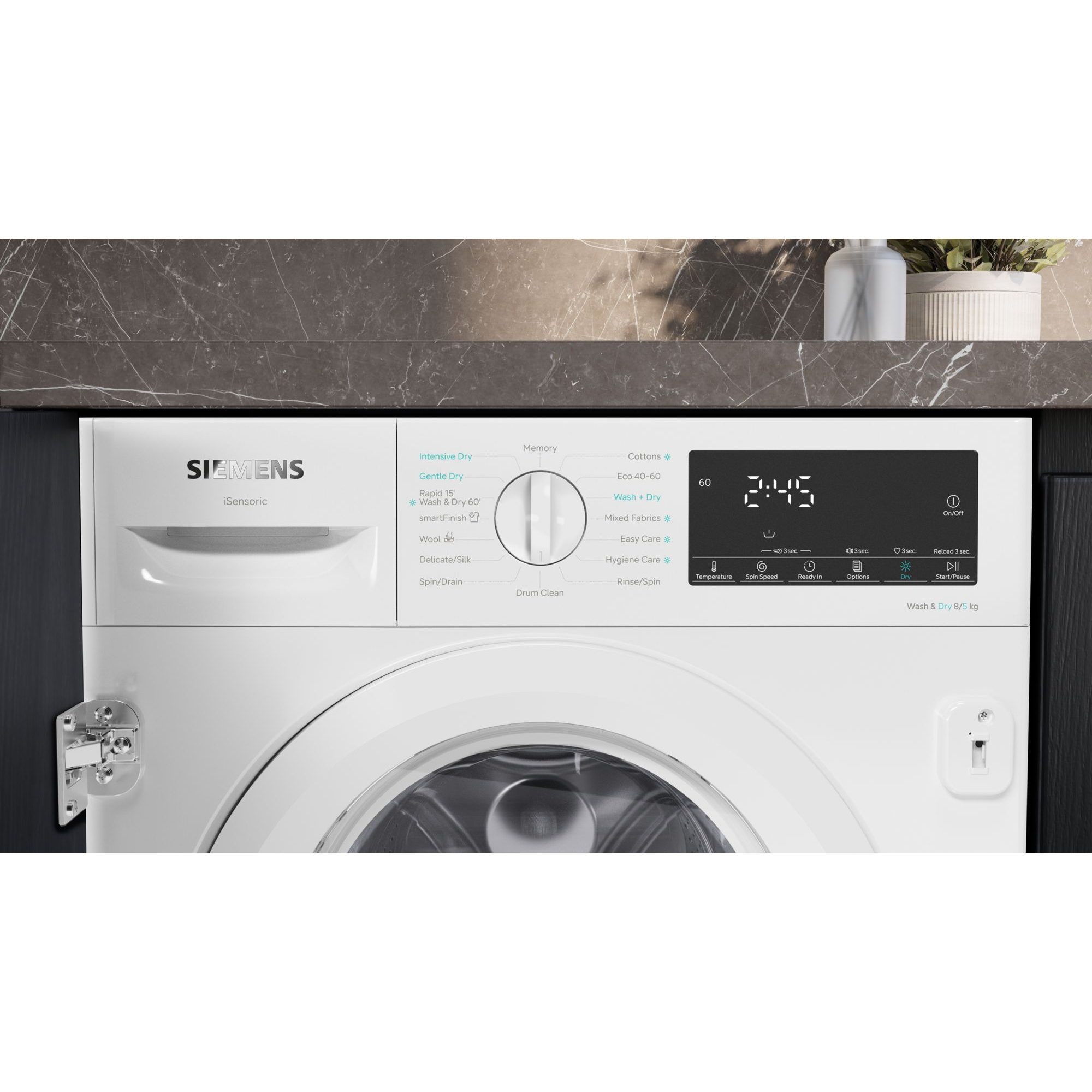 Siemens 8kg/5kg IQ-500 WK14D490GB Fully Integrated Washer Dryer Siemens 8kg/5kg IQ-500 WK14D490GB Fully Integrated Washer Dryer