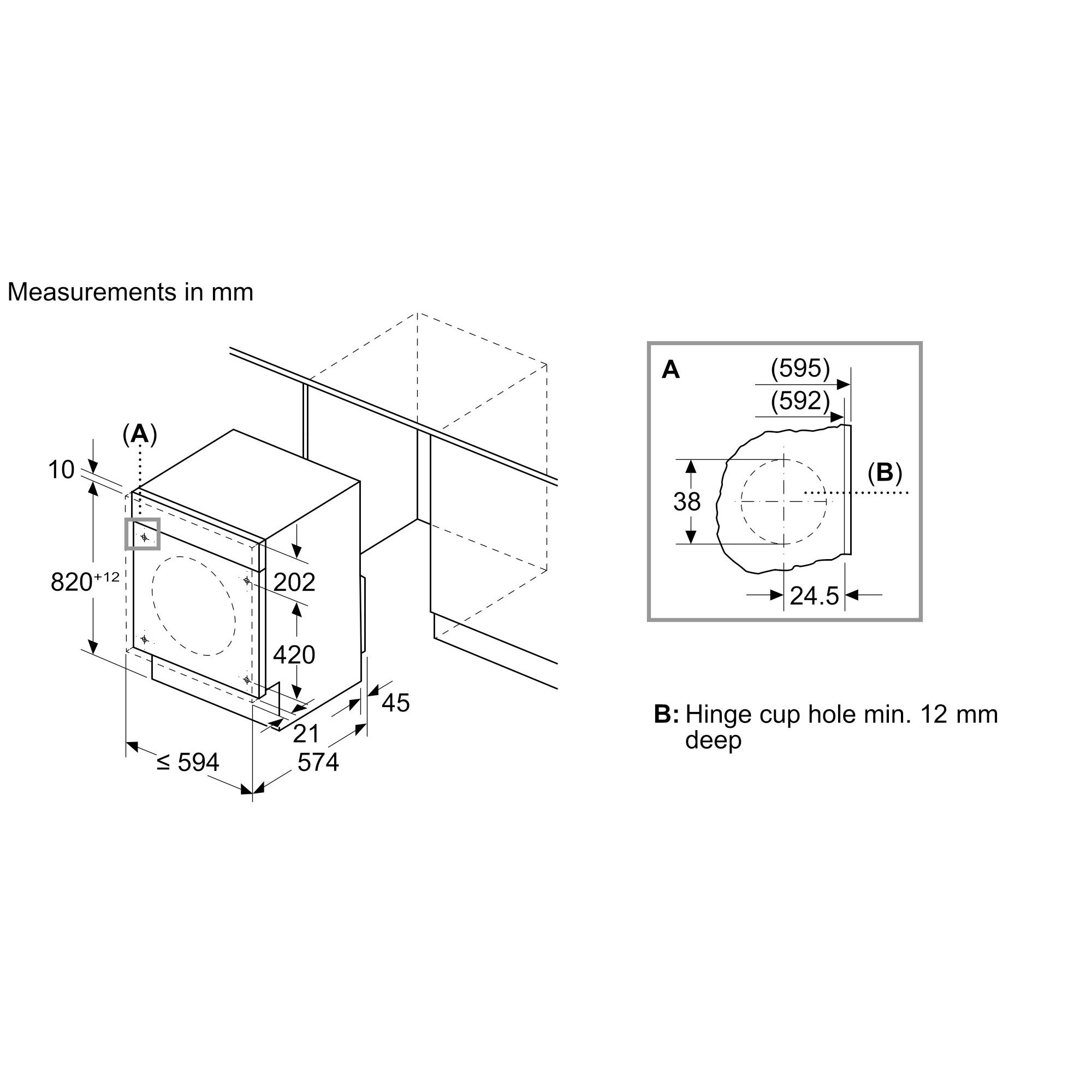 Siemens 8kg/5kg IQ-500 WK14D490GB Fully Integrated Washer Dryer Siemens 8kg/5kg IQ-500 WK14D490GB Fully Integrated Washer Dryer
