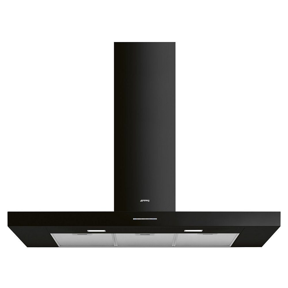 Smeg  110cm Chimney Hood KBT110BL - BLACK