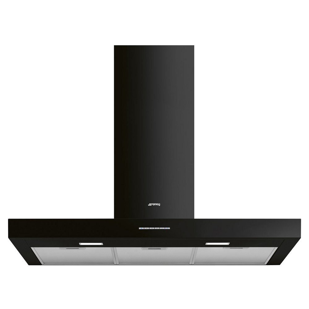 Smeg  90cm Chimney Hood KBT900BL - Black