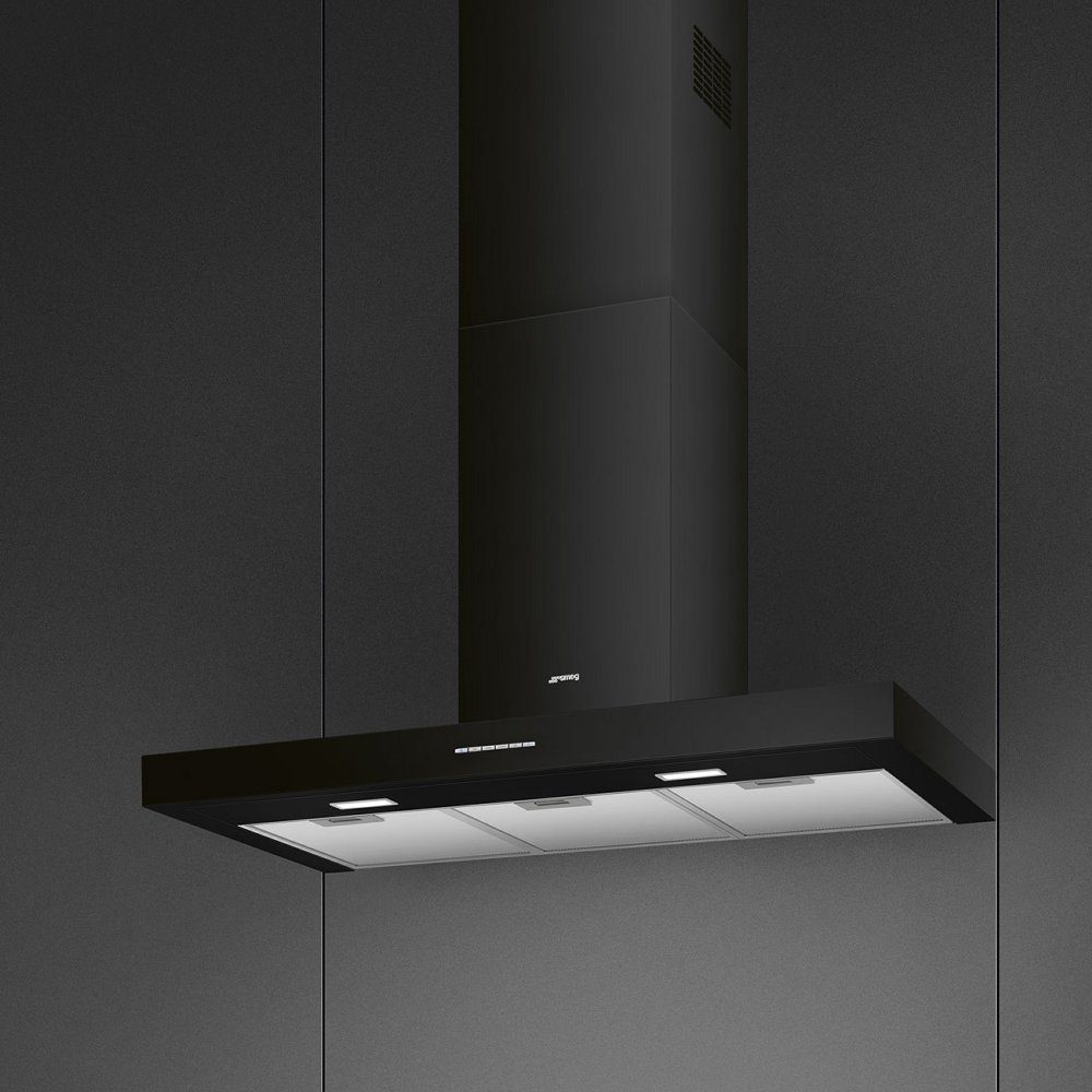 Smeg 90cm Chimney Hood KBT900BL - Black Smeg 90cm Chimney Hood KBT900BL - Black