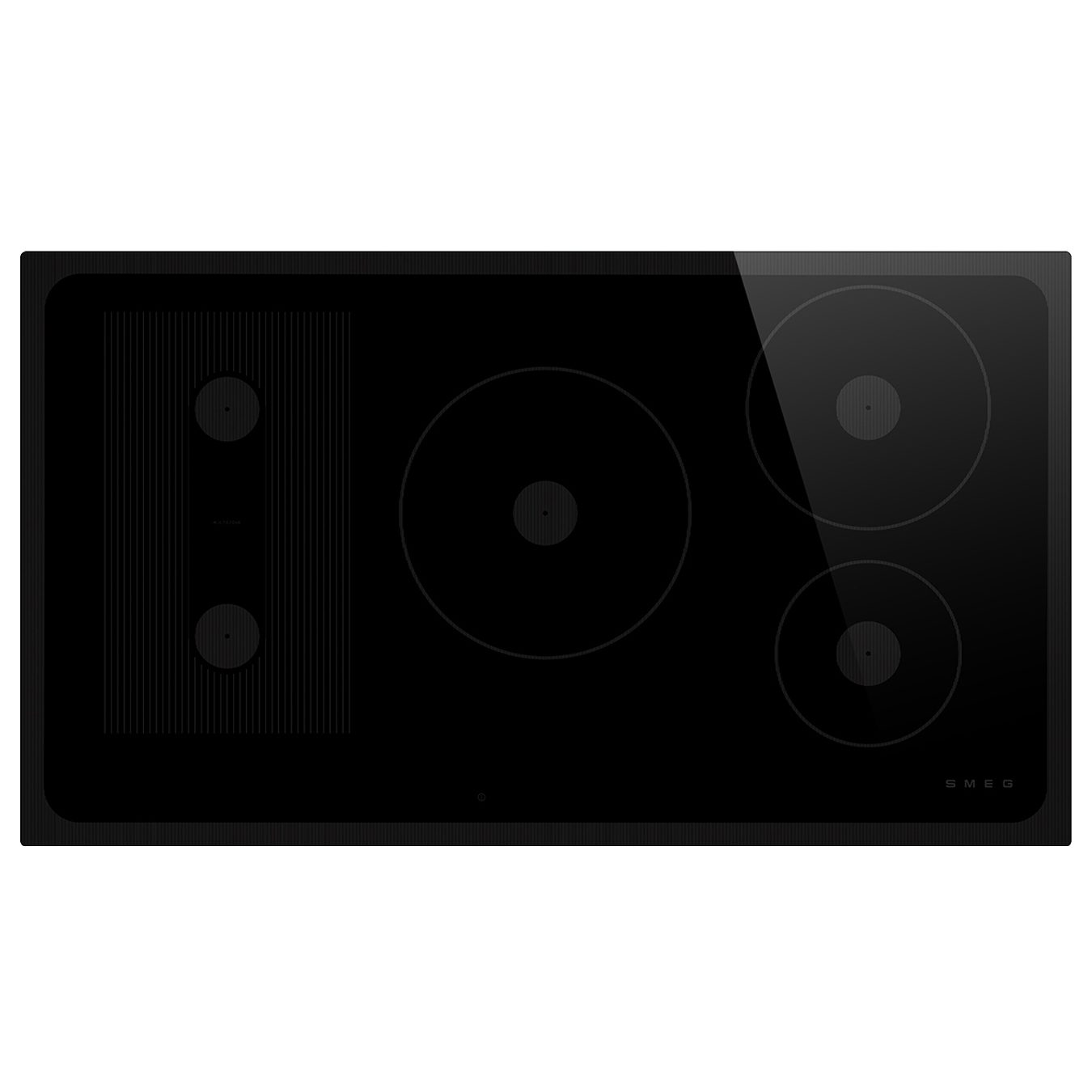 Smeg  90cm Musa 5 Zone Induction Hob SI1M24954D - Black