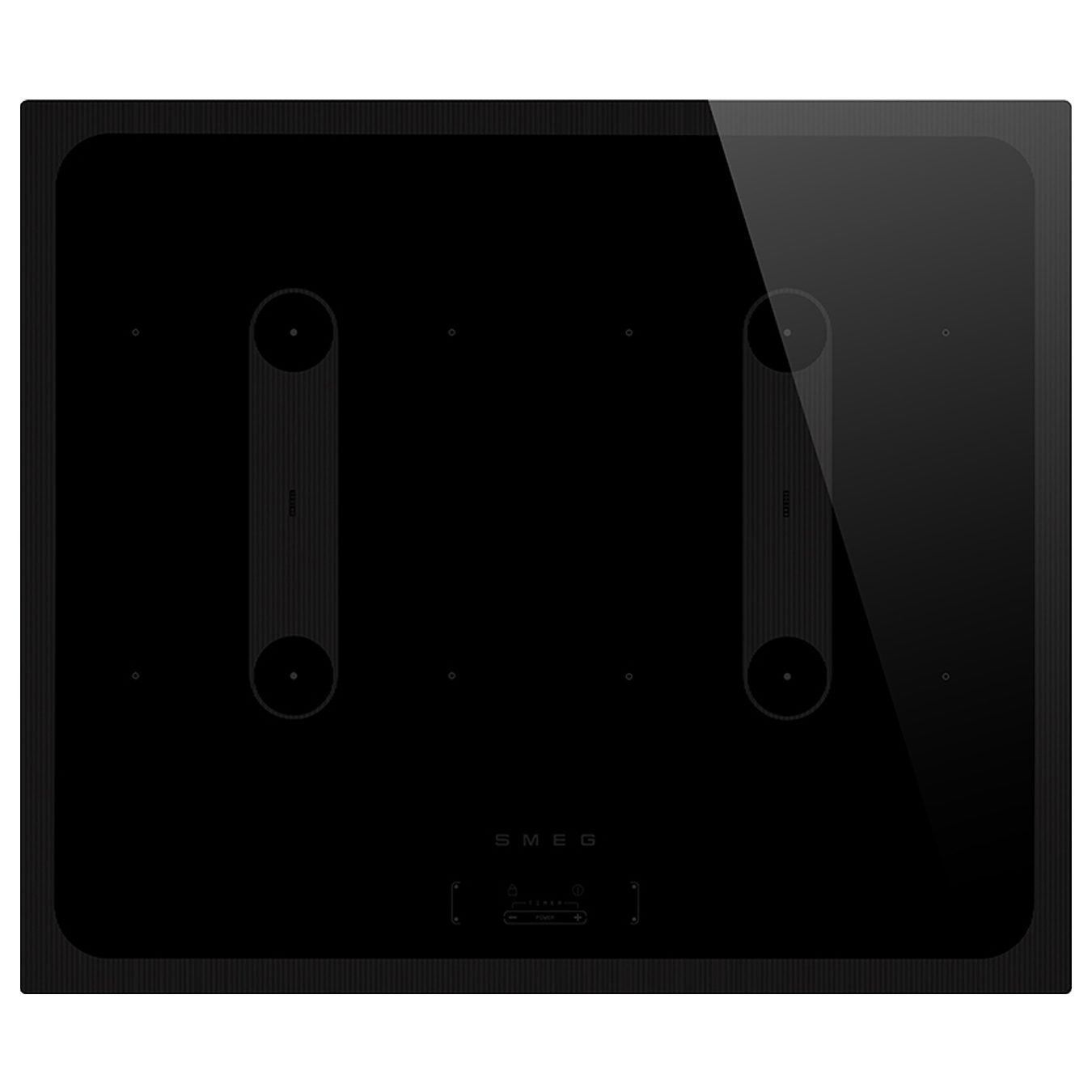Smeg  60cm Musa 4 Zone Induction Hob SI2B22641D - Black