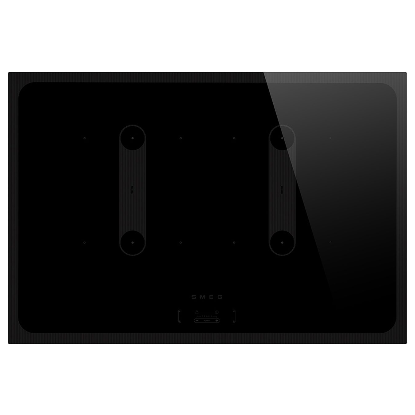 Smeg  75cm Musa 4 Zone Induction Hob SI2B22741D - Black