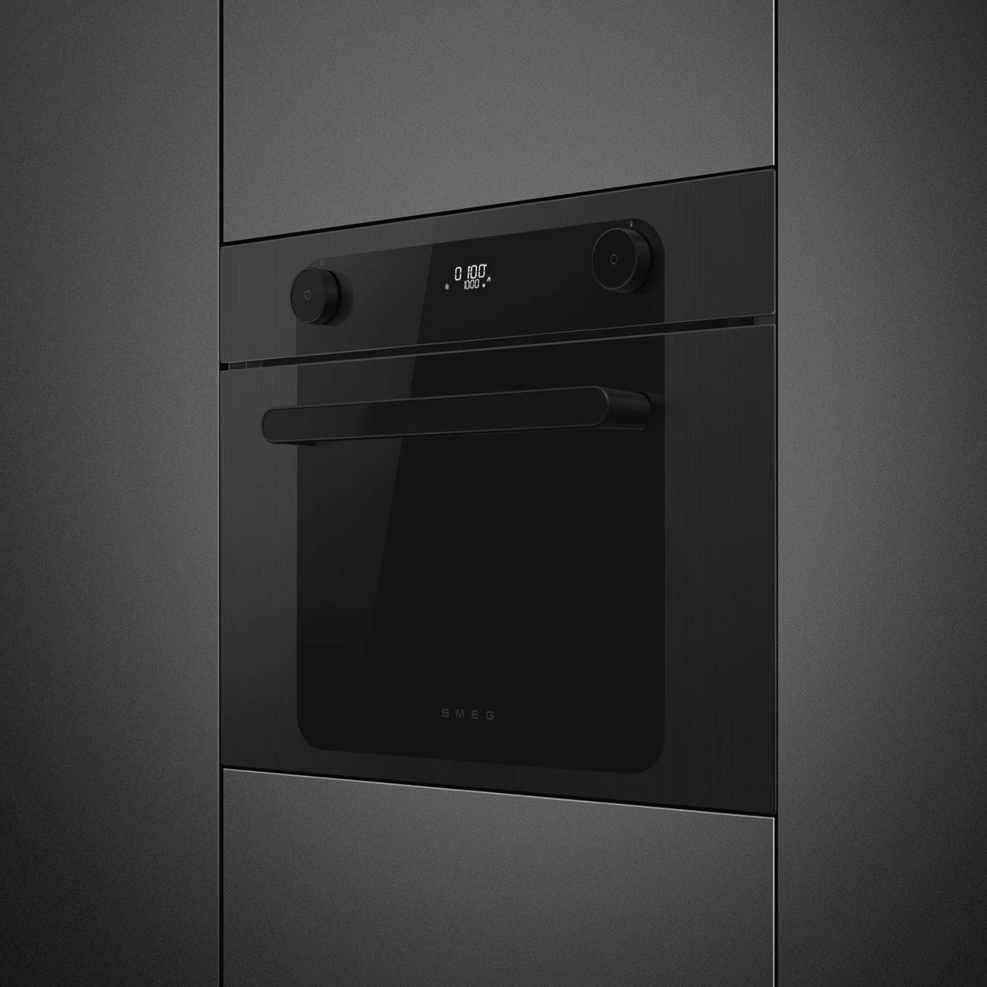 Smeg Musa Built In Combination Microwave SO4201M1BI - Black Smeg Musa Built In Combination Microwave SO4201M1BI - Black