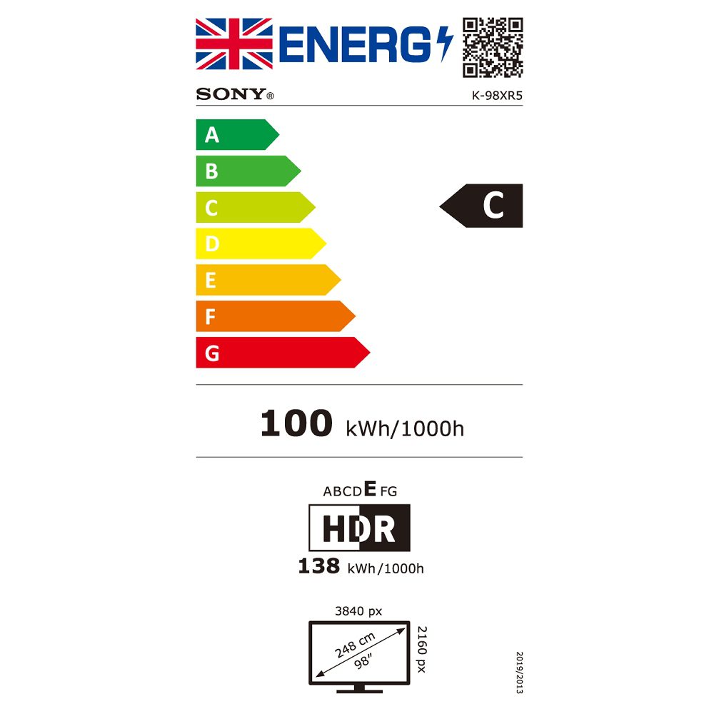 Sony 2025 98" 4K BRAVIA 5 Mini LED HDR Smart TV K98XR55BP - Black Sony 2025 98" 4K BRAVIA 5 Mini LED HDR Smart TV K98XR55BP - Black