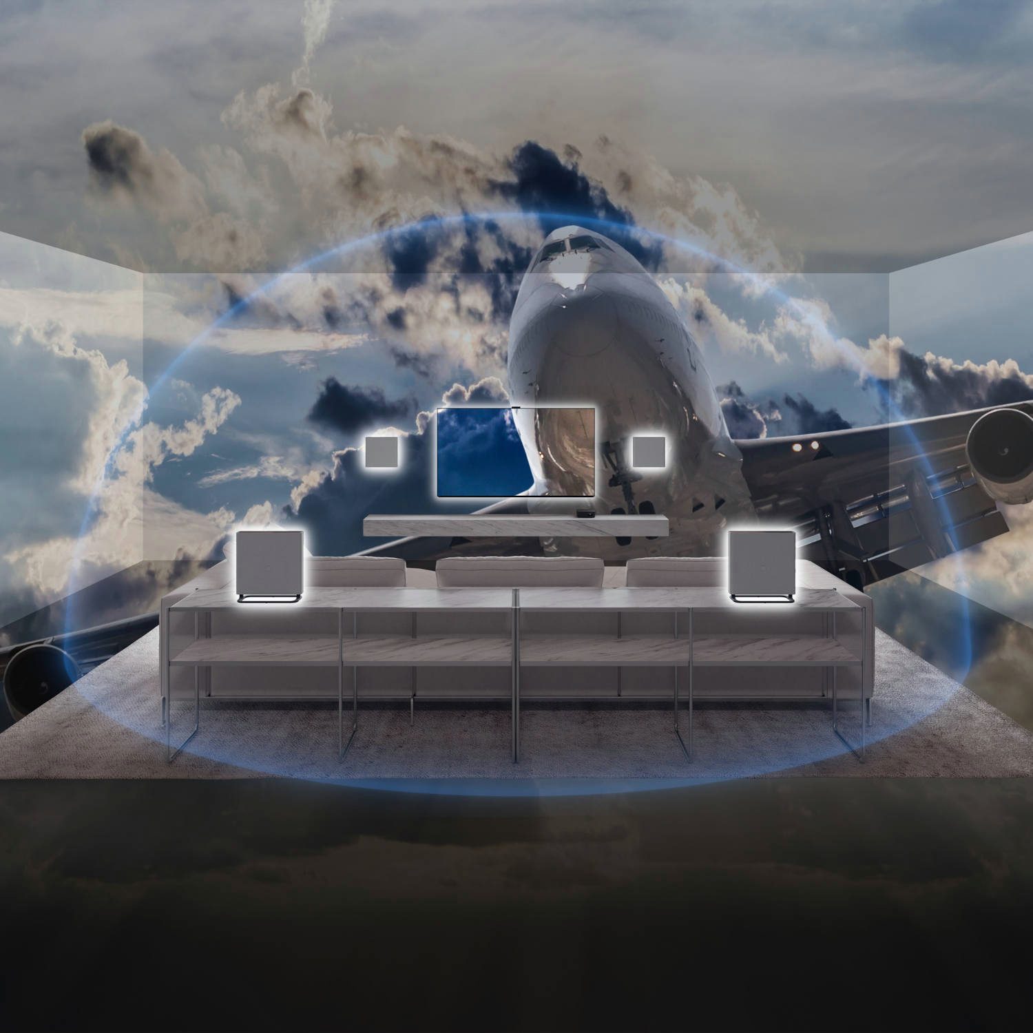 Sony Theatre Quad Home Theatre Sound System HTA9M2.CEK - Grey Sony Theatre Quad Home Theatre Sound System HTA9M2.CEK - Grey