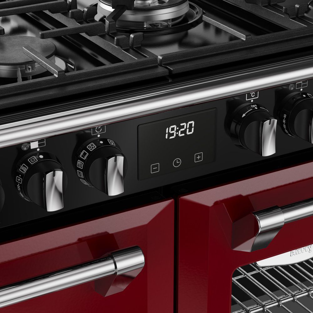 Stoves 12032 Richmond DX 110cm Dual Fuel Range Cooker ST DX RCA RICH 110DF GAR - GARNET RED Stoves 12032 Richmond DX 110cm Dual Fuel Range Cooker ST DX RCA RICH 110DF GAR - GARNET RED