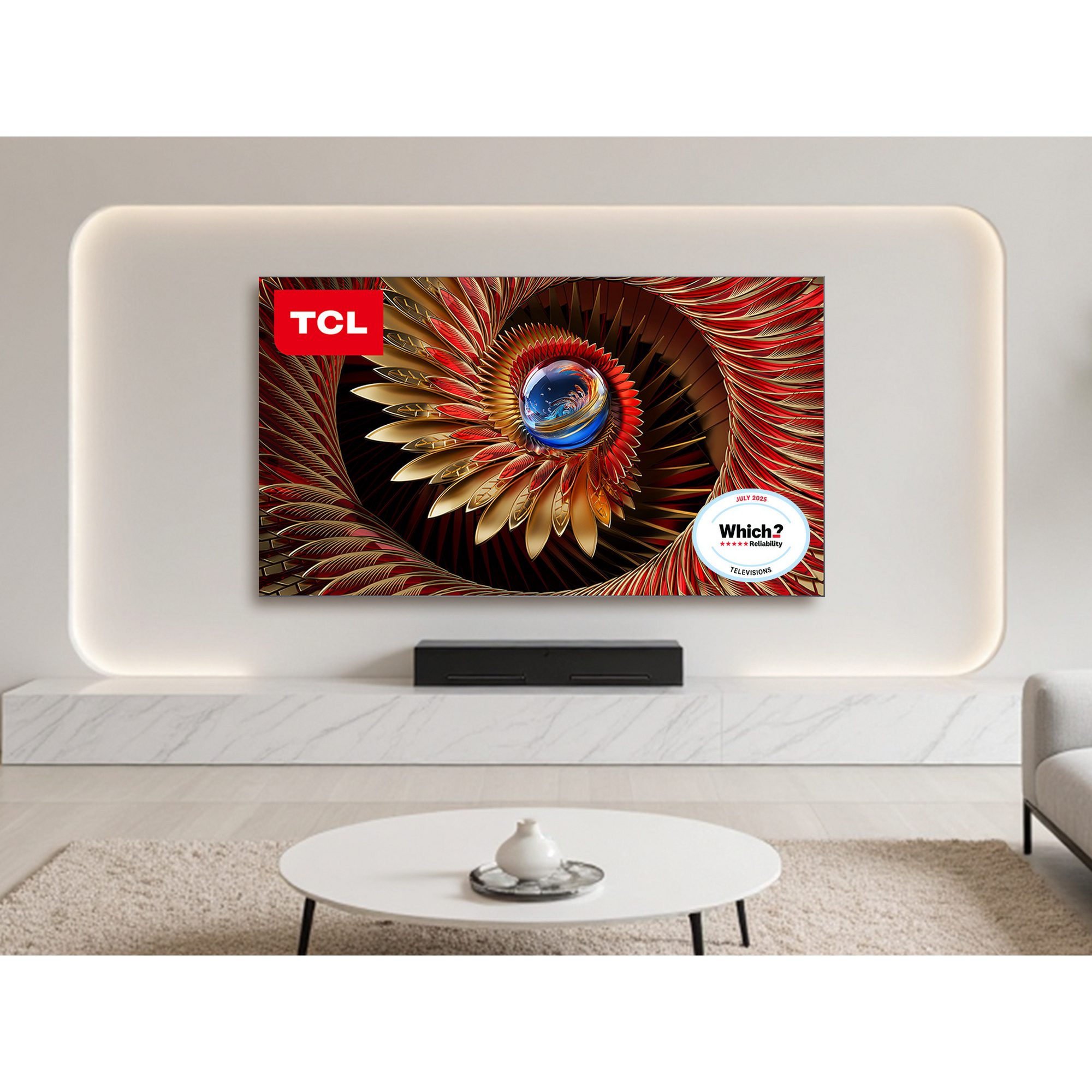 TCL 2025 65" 4K QD-Mini LED Ultra HD Smart TV 65C8K-UK - Black TCL 2025 65" 4K QD-Mini LED Ultra HD Smart TV 65C8K-UK - Black