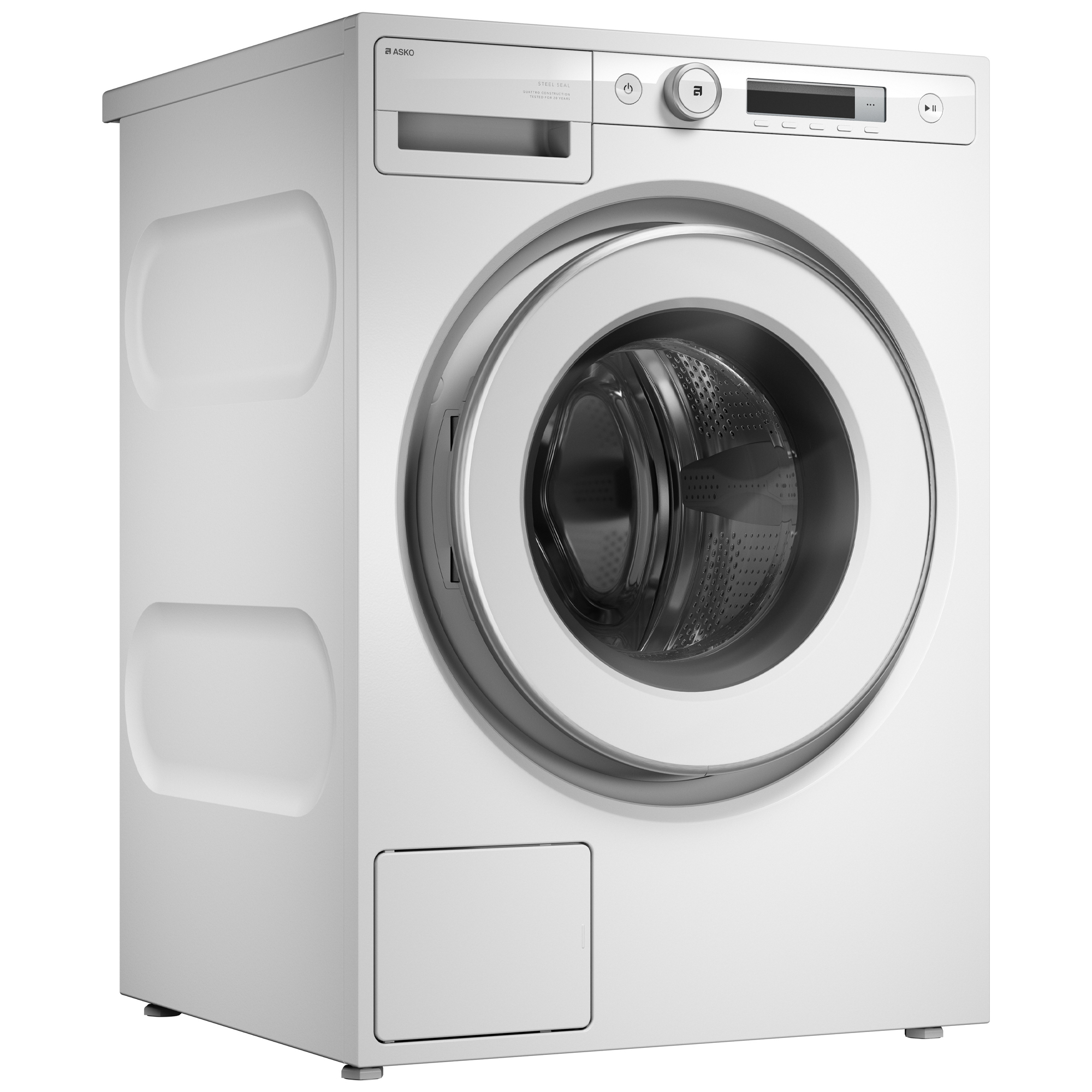 Asko 9kg Steel Seal Washing Machine 1600rpm W3096CW.UK - White Asko 9kg Steel Seal Washing Machine 1600rpm W3096CW.UK - White