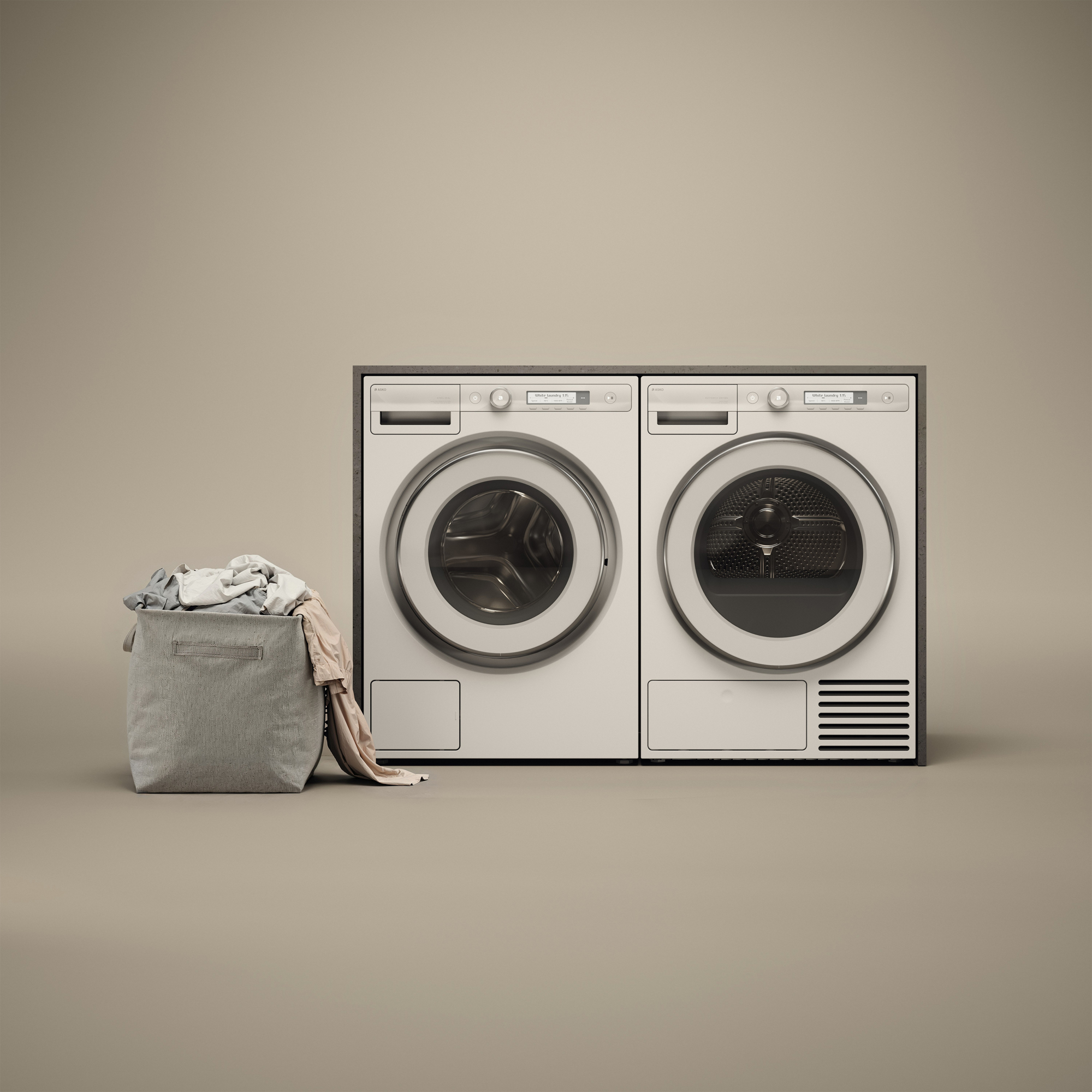 Asko 9kg Steel Seal Washing Machine 1600rpm W3096CW.UK - White Asko 9kg Steel Seal Washing Machine 1600rpm W3096CW.UK - White