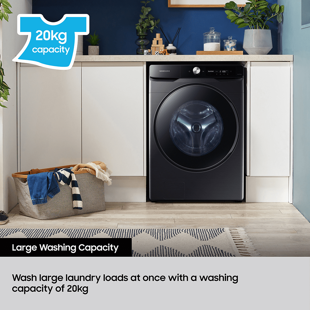 Samsung Oversized 20kg Washing Machine WF20DG8650BV - Black Samsung Oversized 20kg Washing Machine WF20DG8650BV - Black