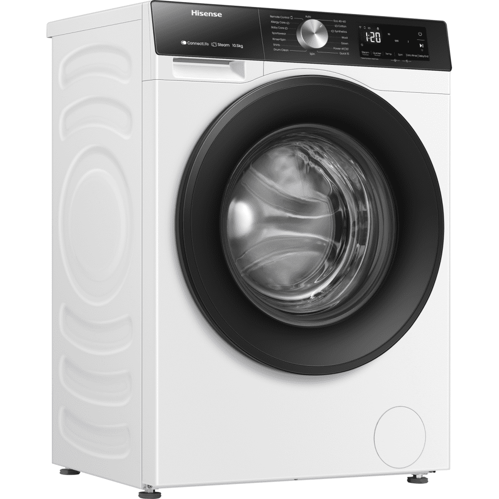 Hisense 10.5kg 3S Series Washing Machine 1400rpm WF3S1043BW3 - White Hisense 10.5kg 3S Series Washing Machine 1400rpm WF3S1043BW3 - White