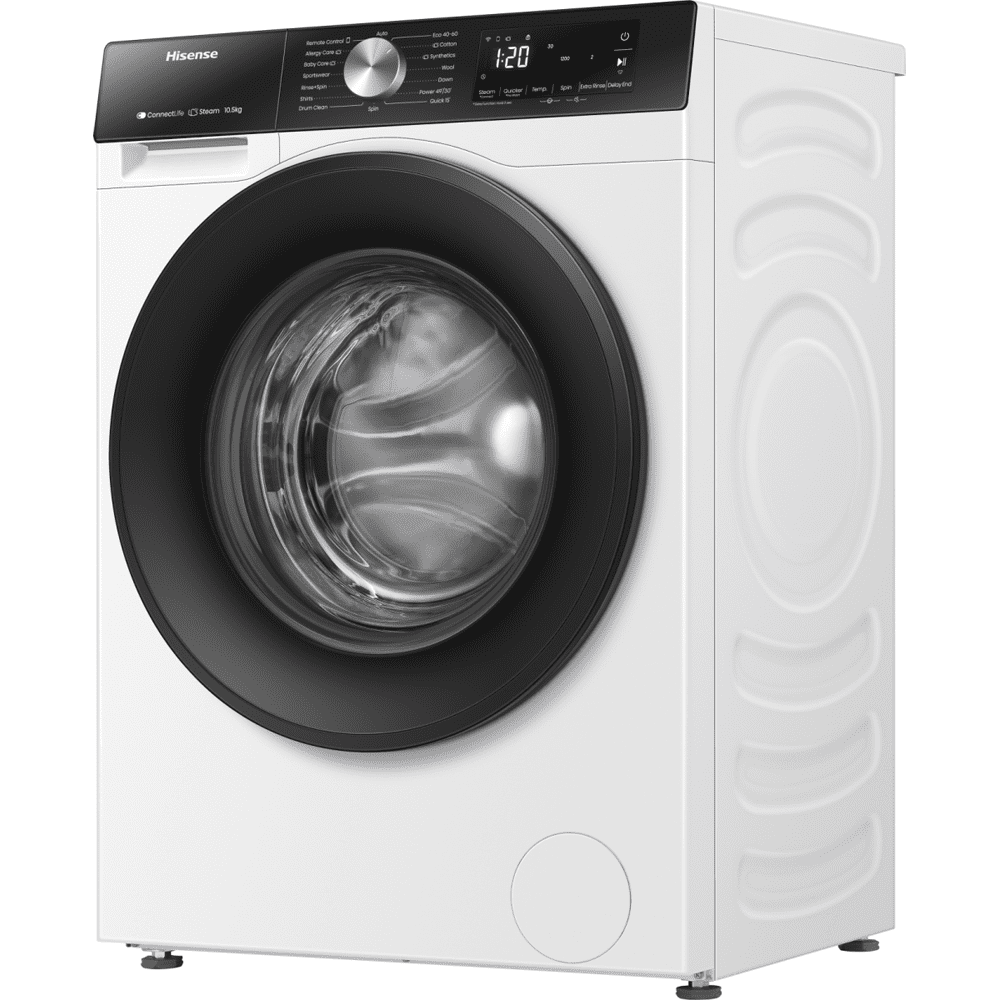 Hisense 10.5kg 3S Series Washing Machine 1400rpm WF3S1043BW3 - White Hisense 10.5kg 3S Series Washing Machine 1400rpm WF3S1043BW3 - White