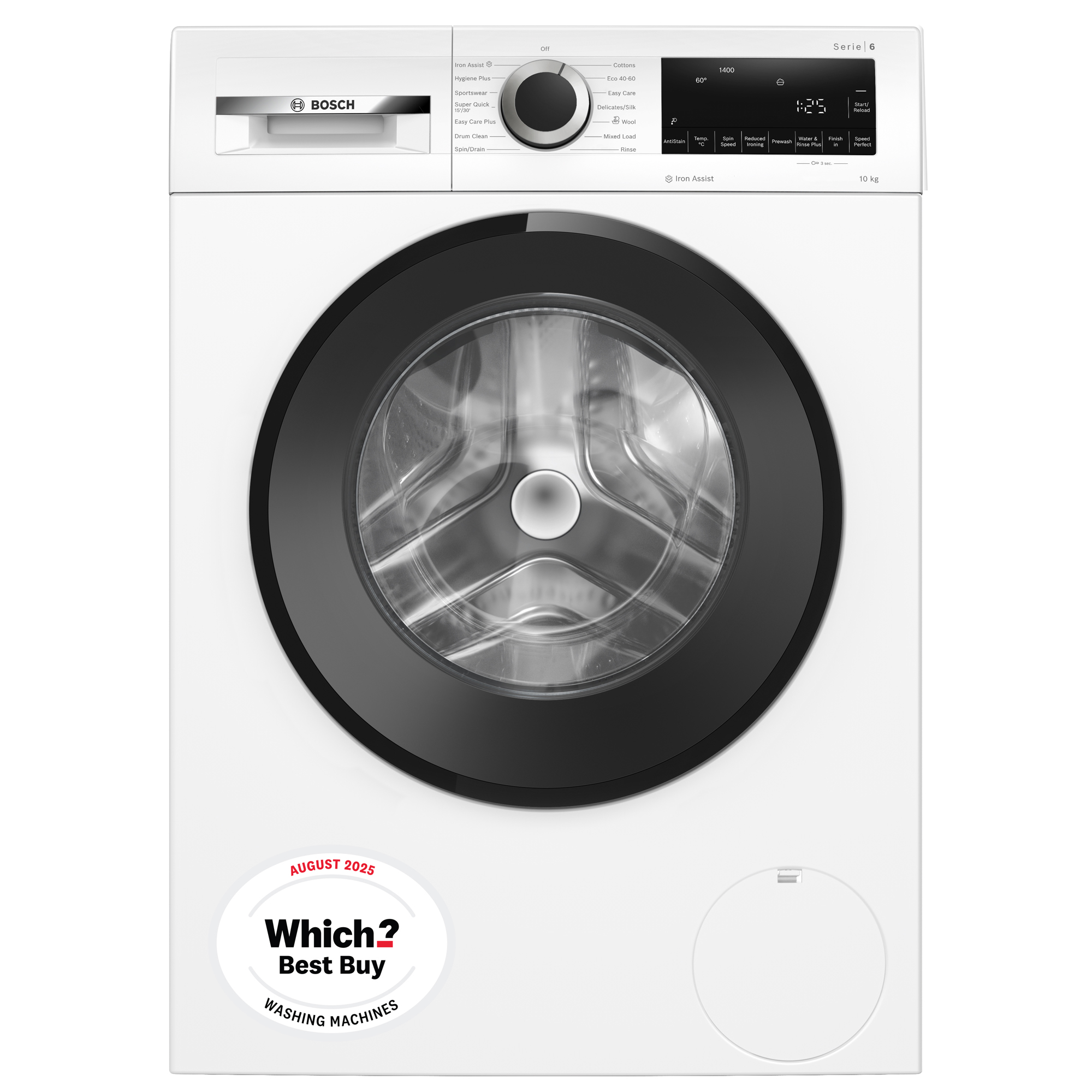 Bosch 10kg Series 6 Washing Machine 1400rpm WGG254Z1GB - White Bosch 10kg Series 6 Washing Machine 1400rpm WGG254Z1GB - White