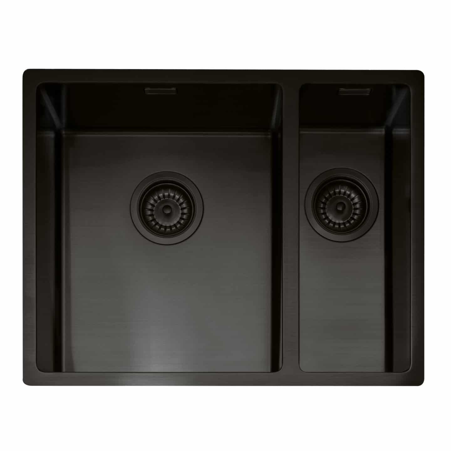 Caple  Mode 3415 right small bowl MODE3415/R/BS - Black Steel finish