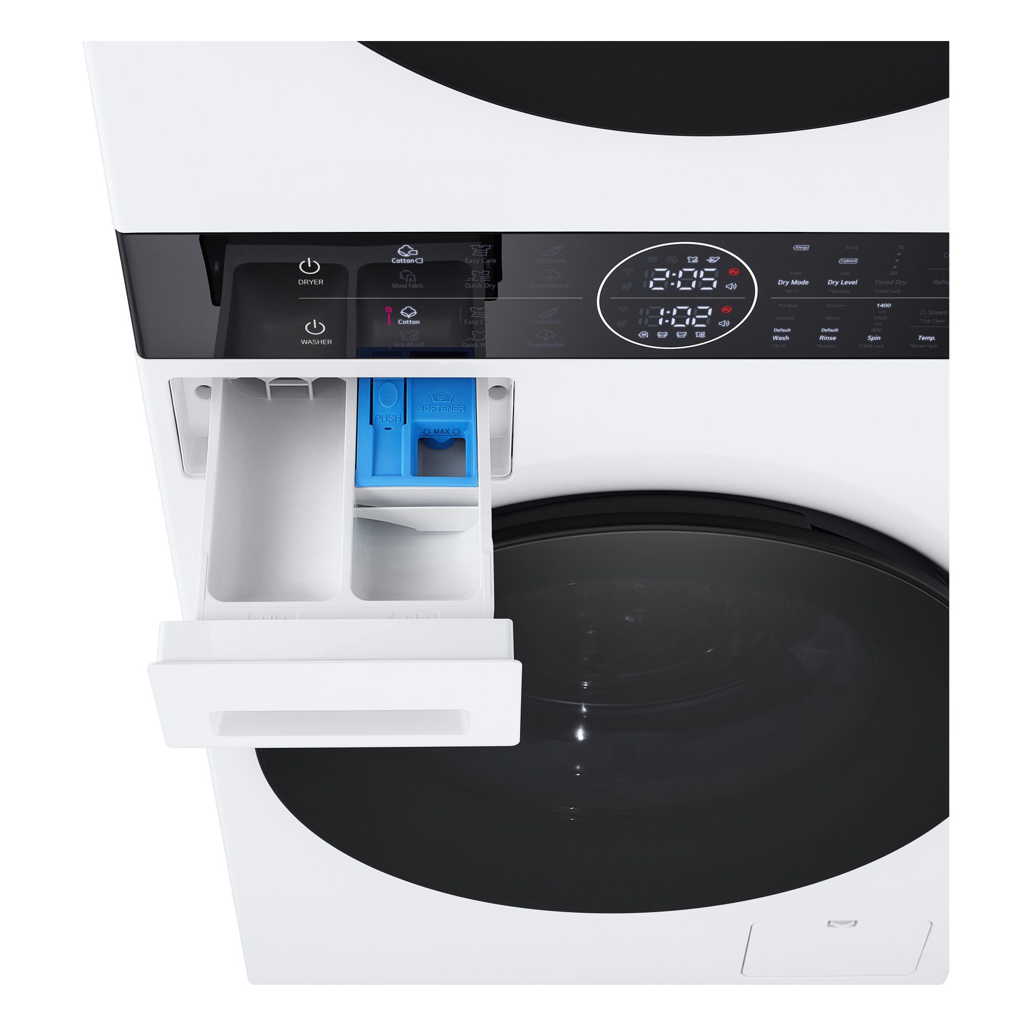 LG 12kg/10kg WashTower TurboWash Washer Dryer WT1210WWF - White LG 12kg/10kg WashTower TurboWash Washer Dryer WT1210WWF - White