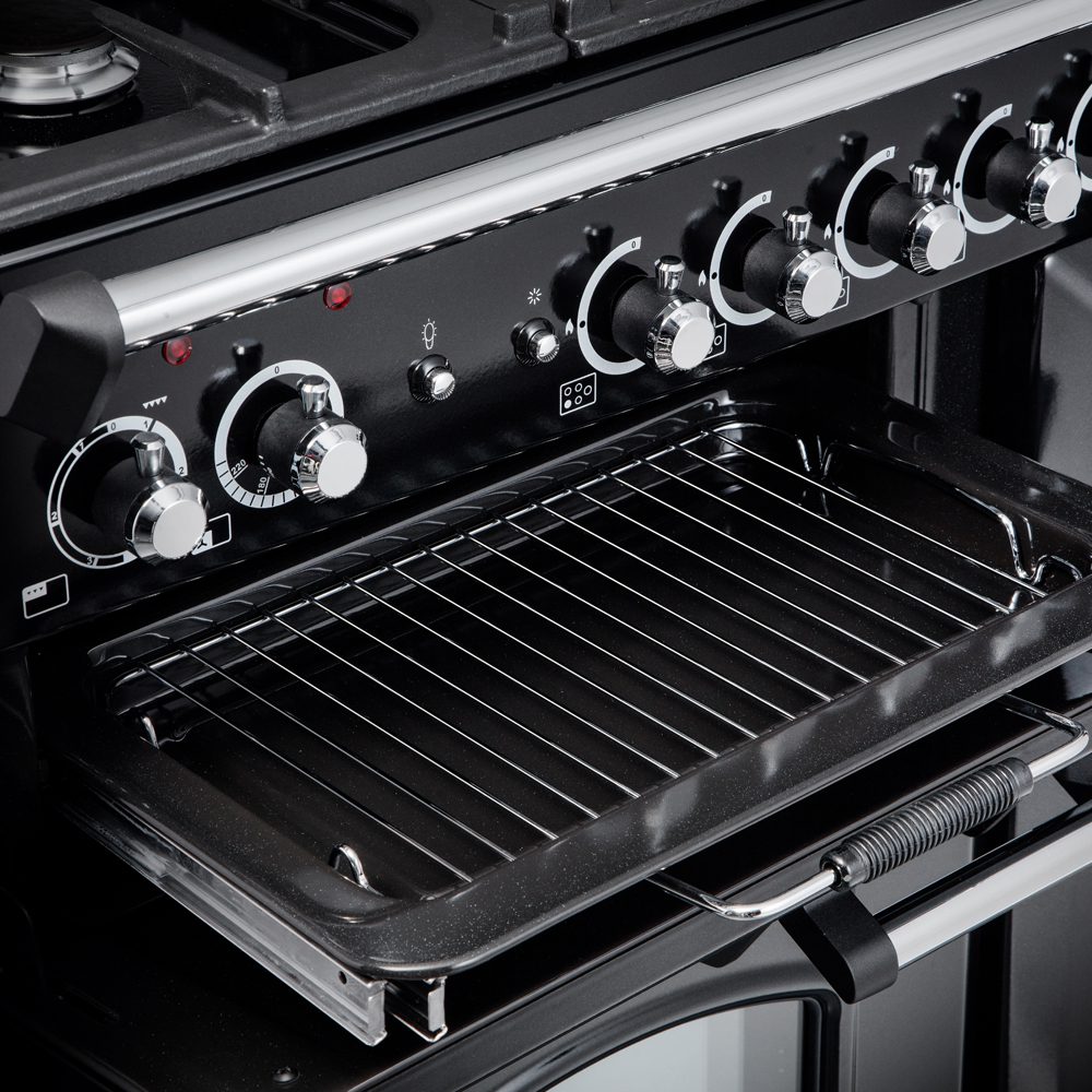 Rangemaster Classic Deluxe 90cm Dual Fuel Range Cooker 12418 CDL90DFFSL/C - SLATE Rangemaster Classic Deluxe 90cm Dual Fuel Range Cooker 12418 CDL90DFFSL/C - SLATE