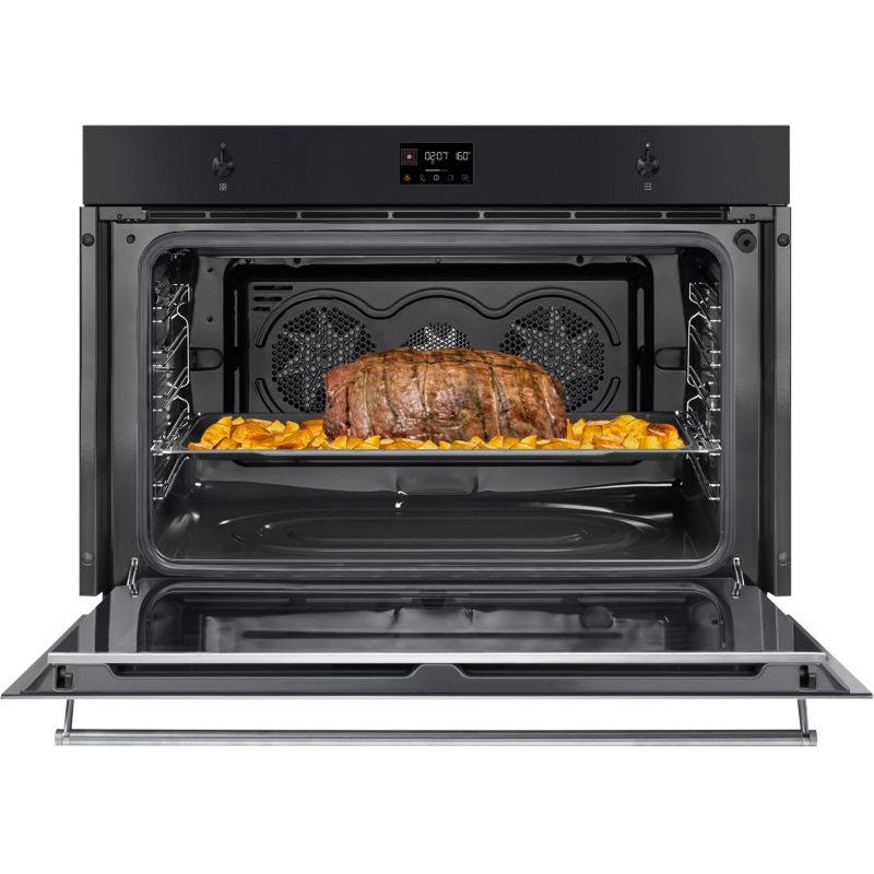 Smeg 90cm Classic Pyrolytic Multifunction Single Oven SFP9302TN - Matte Black Smeg 90cm Classic Pyrolytic Multifunction Single Oven SFP9302TN - Matte Black