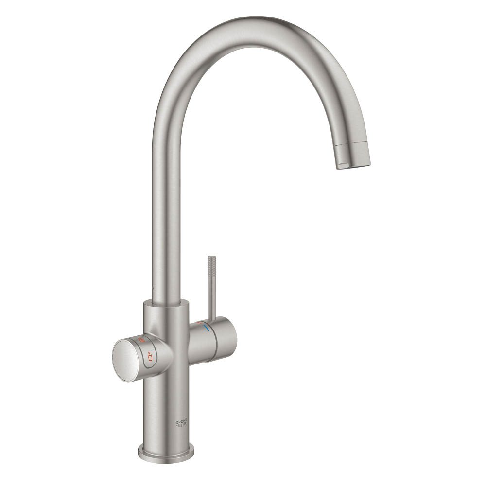 Grohe Red 2.0 Duo Instant Boiling Water Tap and M Size Boiler 30058DC1 - STAINLESS STEEL Grohe Red 2.0 Duo Instant Boiling Water Tap and M Size Boiler 30058DC1 - STAINLESS STEEL
