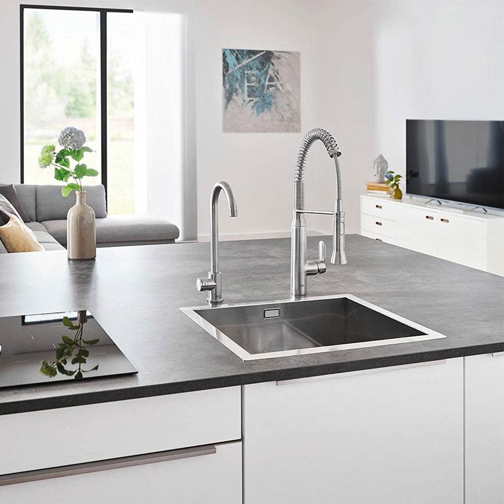 Grohe Blue Home Mono Sparkling Water Tap 31498DC1 - STAINLESS STEEL Grohe Blue Home Mono Sparkling Water Tap 31498DC1 - STAINLESS STEEL