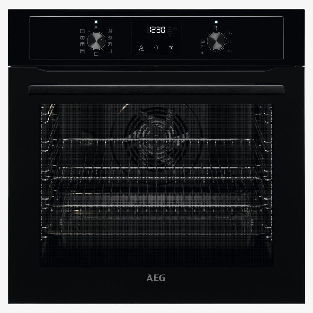 AEG Series 3000 Multifunction Single Oven BEX33501EB - BLACK AEG Series 3000 Multifunction Single Oven BEX33501EB - BLACK