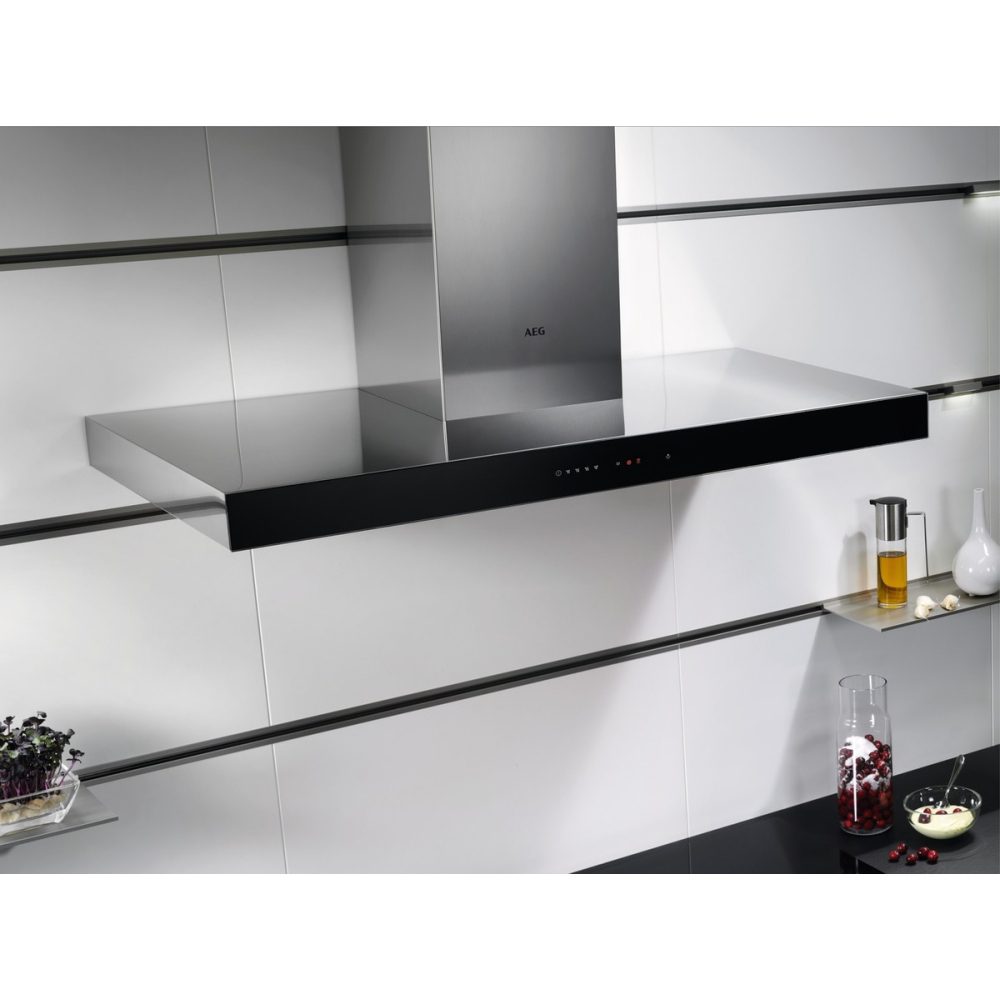 AEG 90cm Series 9000 Hob2Hood Chimney Hood DBE5961HG - STAINLESS STEEL AEG 90cm Series 9000 Hob2Hood Chimney Hood DBE5961HG - STAINLESS STEEL