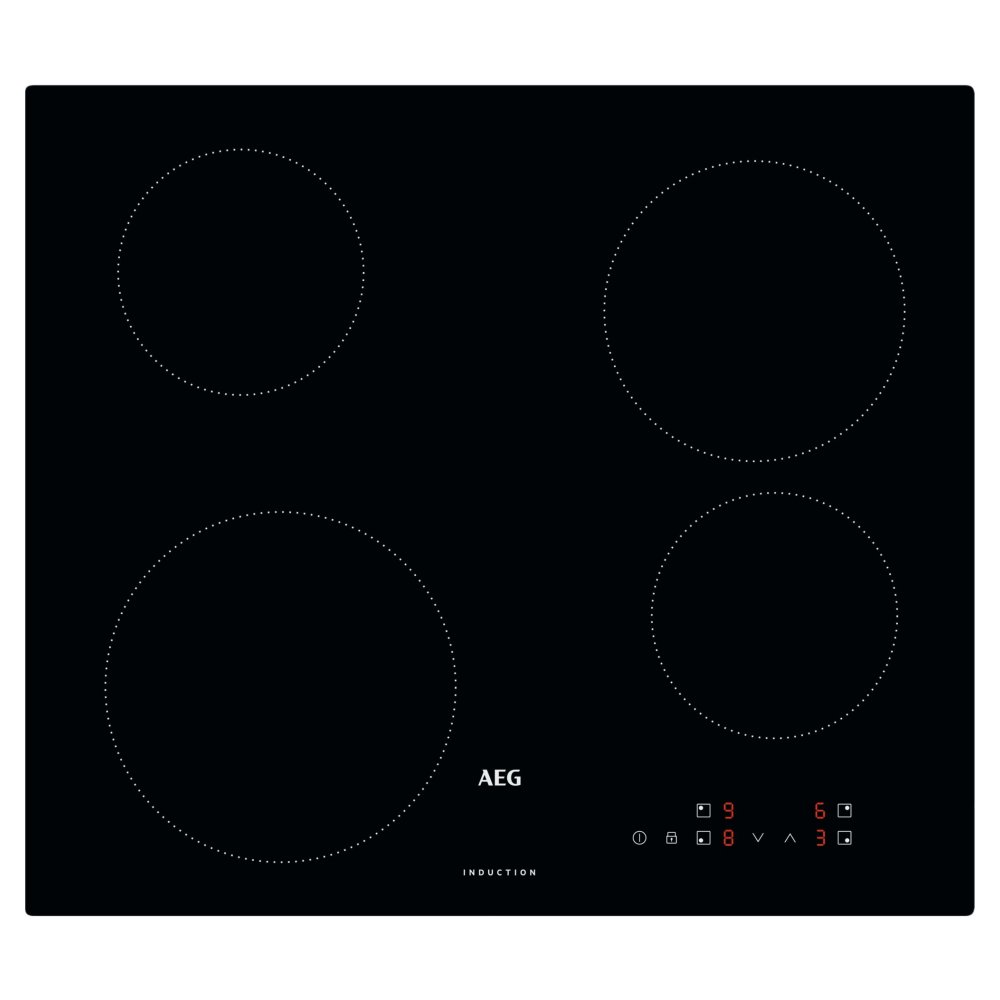 AEG 60cm Series 3000 Frameless 4 Zone Induction Hob 13A supply IBX64200CB - BLACK AEG 60cm Series 3000 Frameless 4 Zone Induction Hob 13A supply IBX64200CB - BLACK