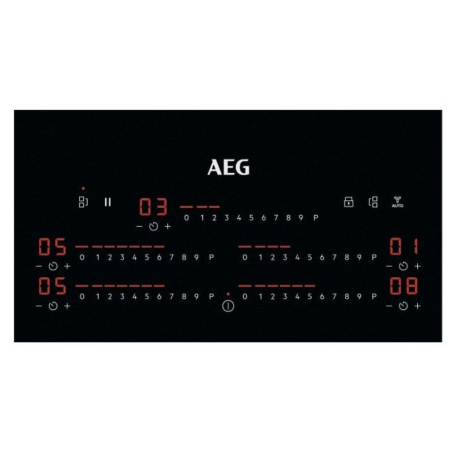 AEG 78cm Series 6000 5 Zone Hob2Hood MaxiSense Induction Hob IKE85751FB - BLACK AEG 78cm Series 6000 5 Zone Hob2Hood MaxiSense Induction Hob IKE85751FB - BLACK