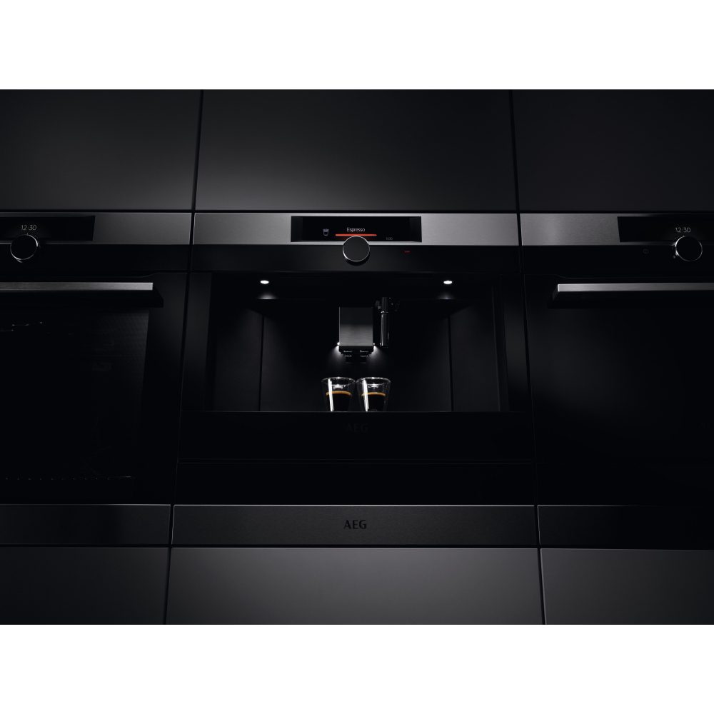 AEG 45cm Fully Automatic Built In Coffee Machine KKK994500M - STAINLESS STEEL AEG 45cm Fully Automatic Built In Coffee Machine KKK994500M - STAINLESS STEEL
