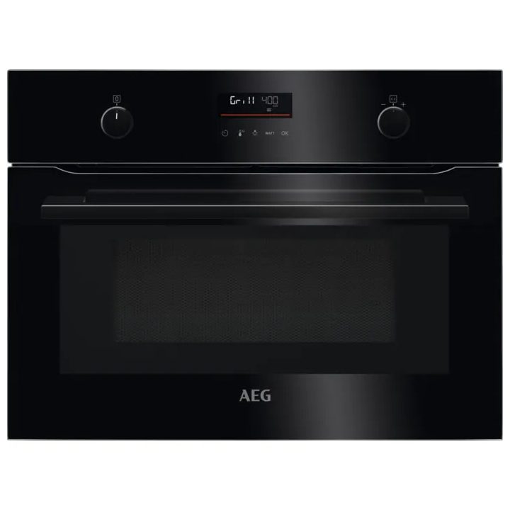 AEG 60cm Series 8000 Built In Combi Microwave For Tall Housing KMK565060B - BLACK AEG 60cm Series 8000 Built In Combi Microwave For Tall Housing KMK565060B - BLACK