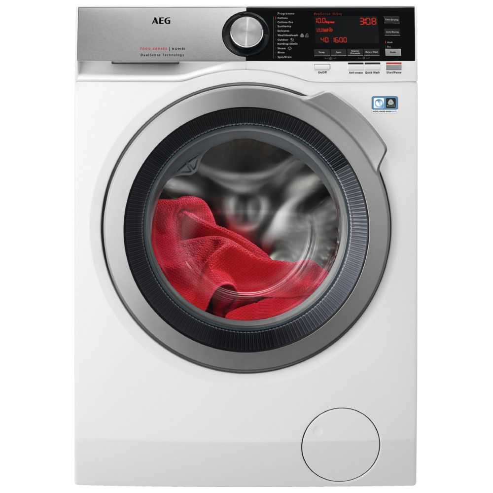 AEG 10kg/6kg Washer Dryer 7000 Series L7WEC166R - WHITE AEG 10kg/6kg Washer Dryer 7000 Series L7WEC166R - WHITE