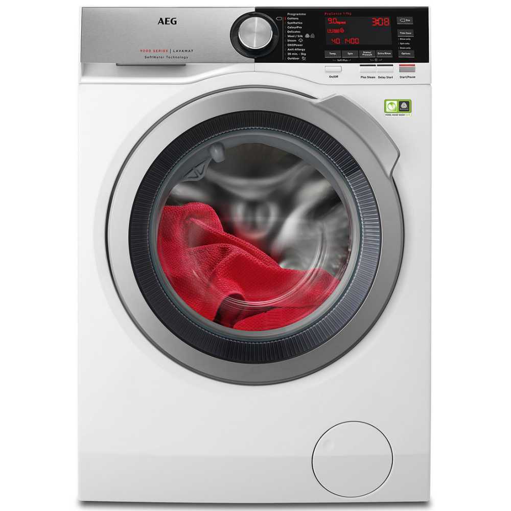 AEG 9kg OKO Steam Washing Machine 1600rpm 9000 Series L9FEC966R - WHITE AEG 9kg OKO Steam Washing Machine 1600rpm 9000 Series L9FEC966R - WHITE
