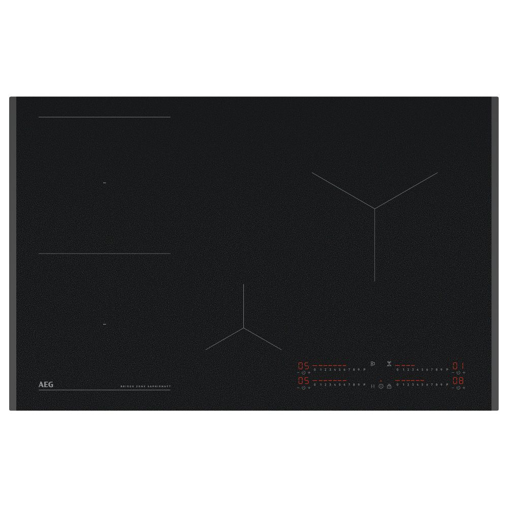 AEG 81cm Series 6000 4 Zone Hob2Hood Induction Hob TI84IB00FZ - BLACK AEG 81cm Series 6000 4 Zone Hob2Hood Induction Hob TI84IB00FZ - BLACK