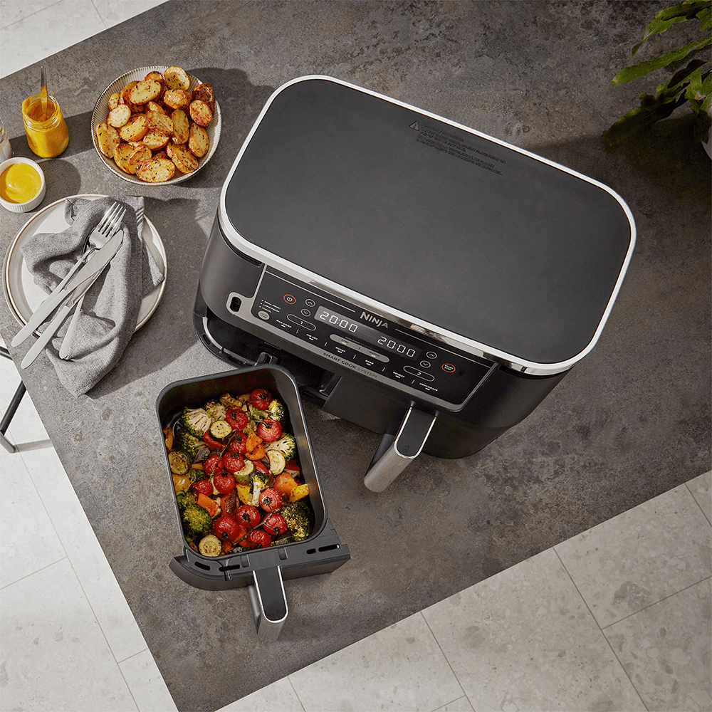 Ninja Ninja Foodi MAX Dual Zone Air Fryer with Smart Cook System AF451UK - BLACK Ninja Ninja Foodi MAX Dual Zone Air Fryer with Smart Cook System AF451UK - BLACK