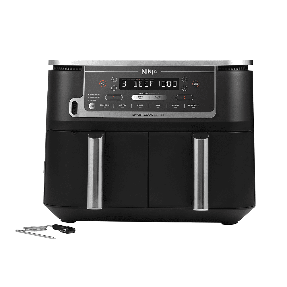 Ninja Ninja Foodi MAX Dual Zone Air Fryer with Smart Cook System AF451UK - BLACK Ninja Ninja Foodi MAX Dual Zone Air Fryer with Smart Cook System AF451UK - BLACK